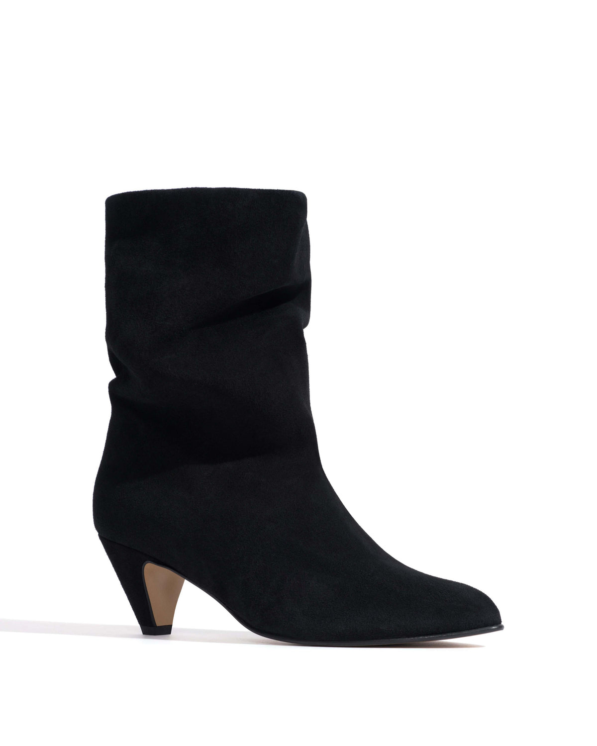 Vully 50 stiletto Calf suede Black