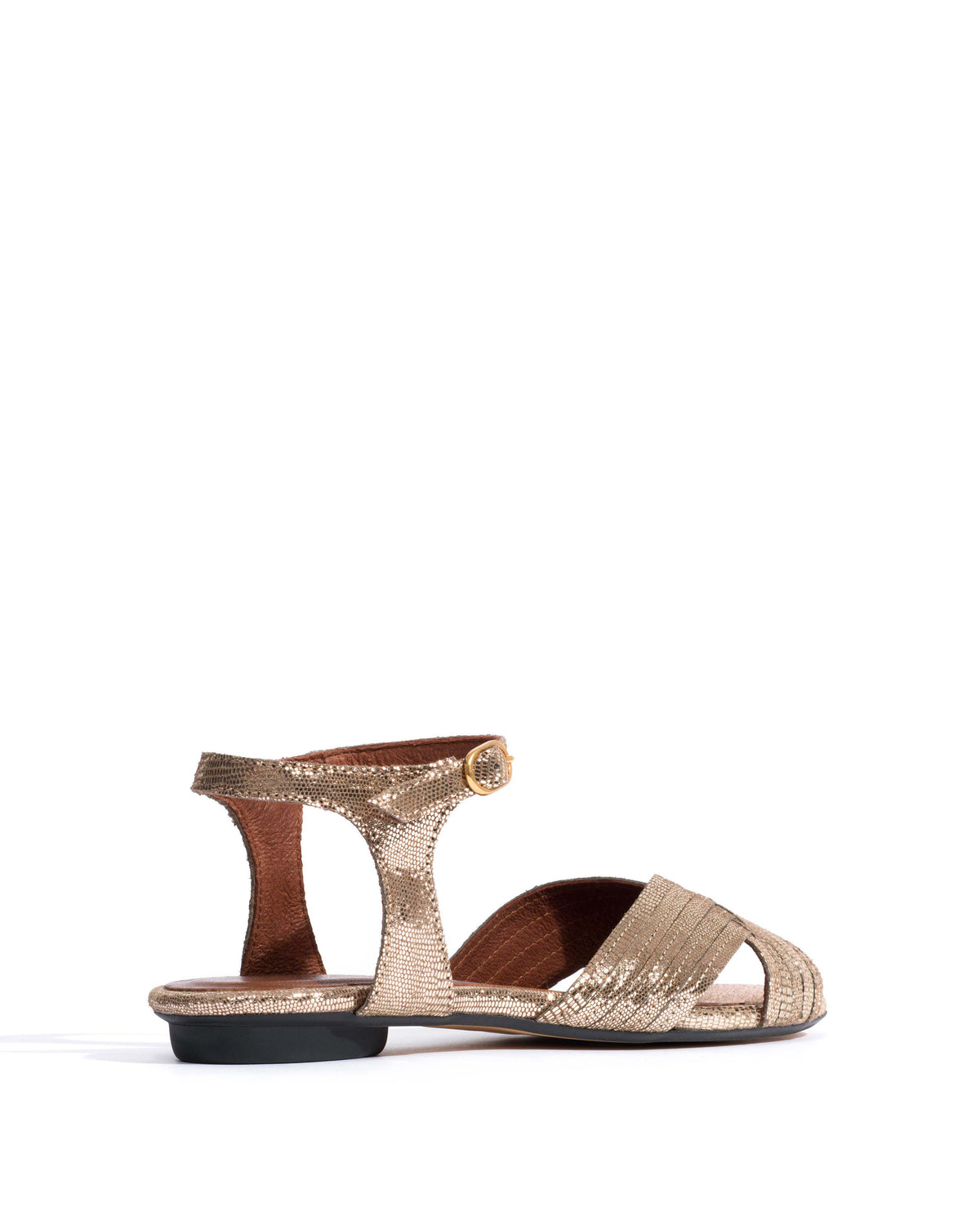 Niabi 10 Lizard metallic goat Vintage champagne
