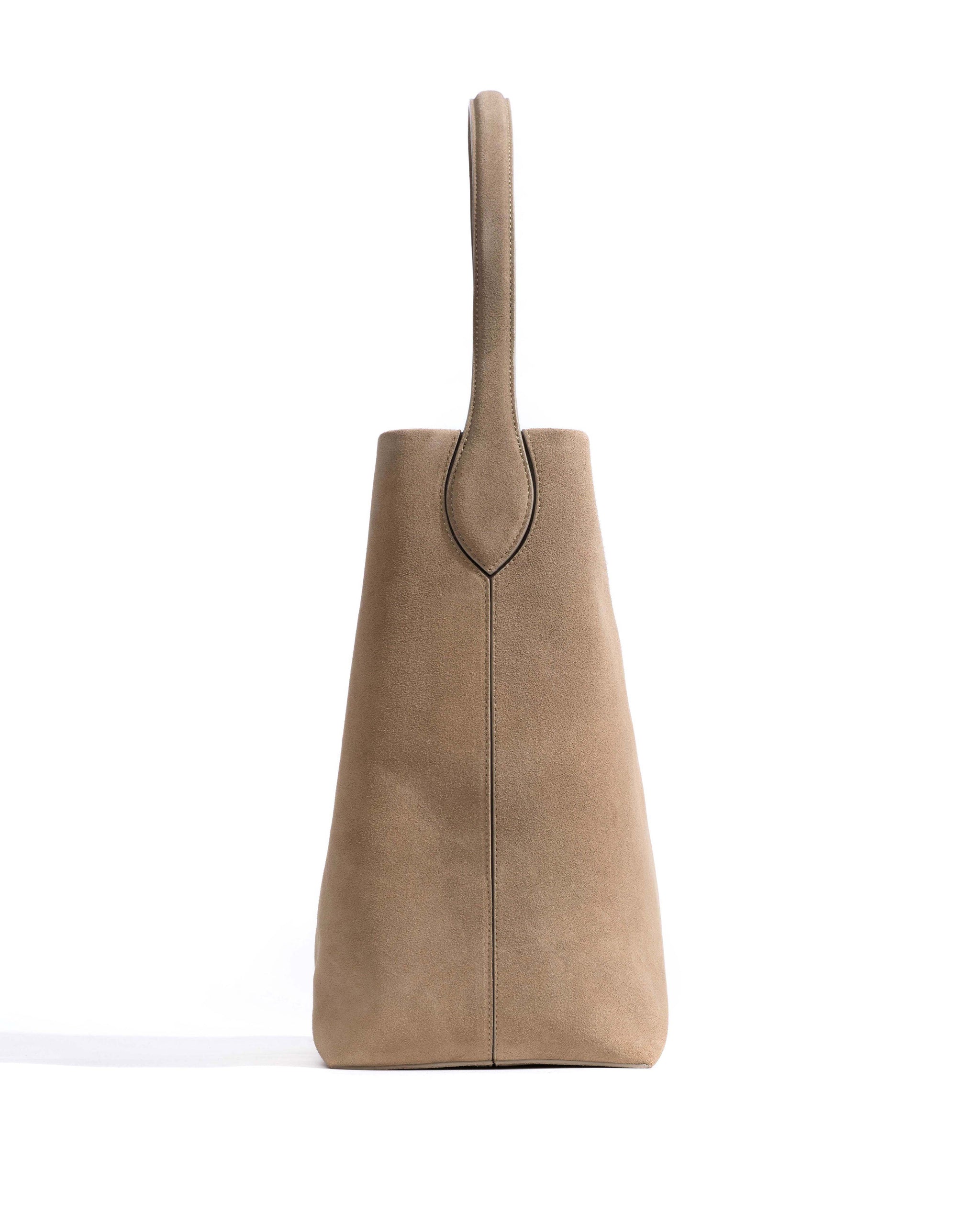 Versa everyday bag Calf suede Mushroom - Anonymous Copenhagen Bags