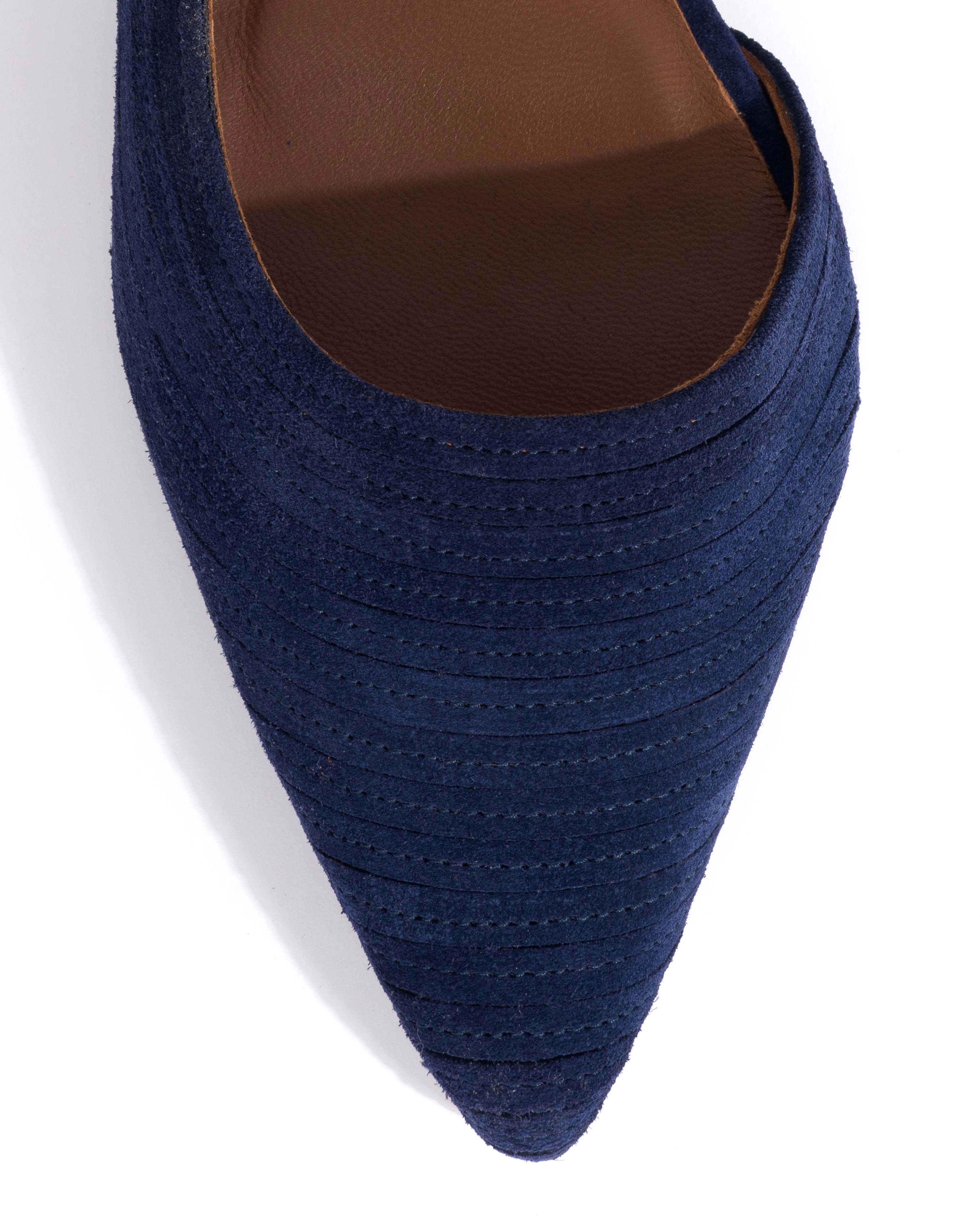 Carla 10 Calf suede Ink blue