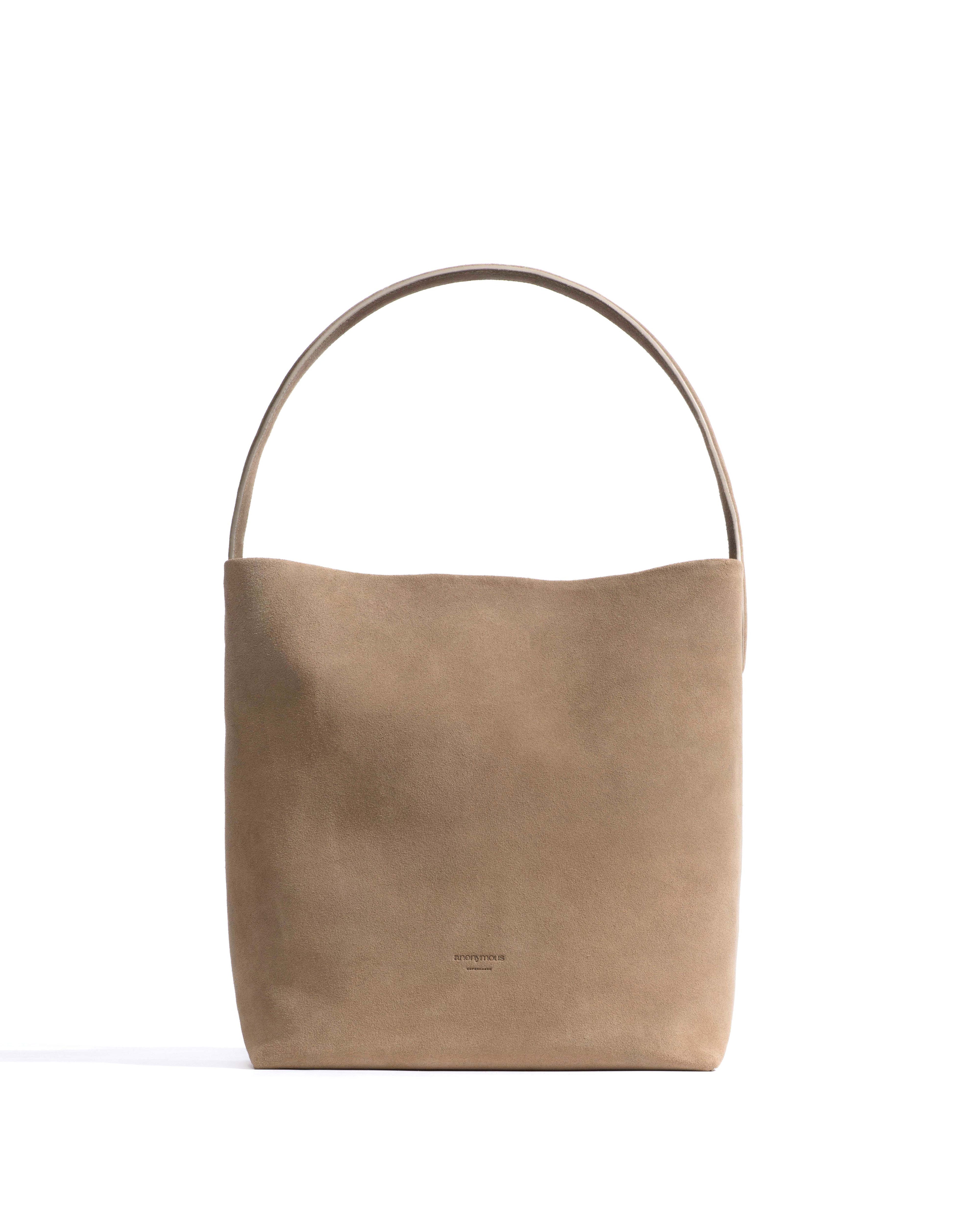 Versa everyday bag Calf suede Mushroom