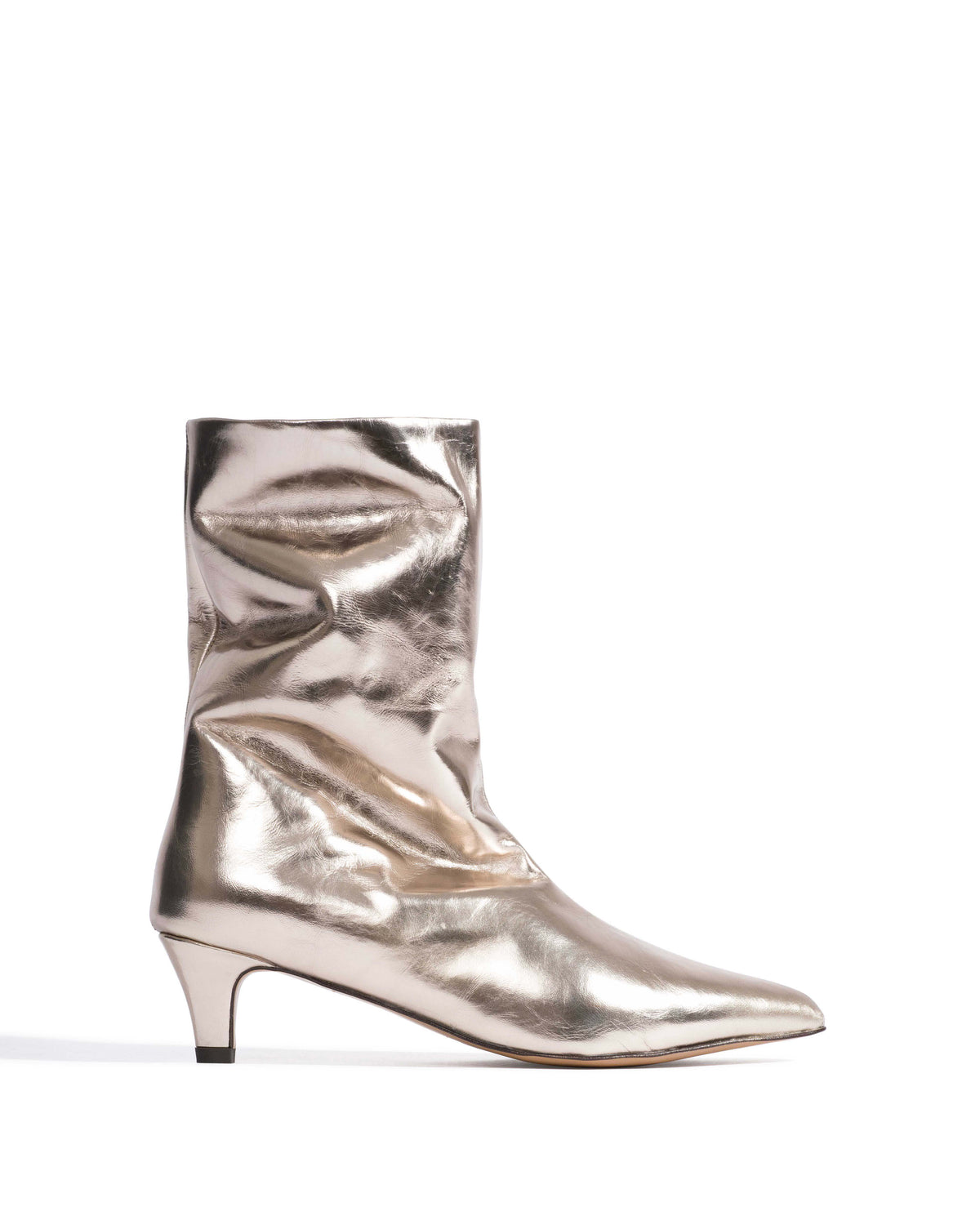 Vully 40 Crinkled metallic lamb Vintage champagne