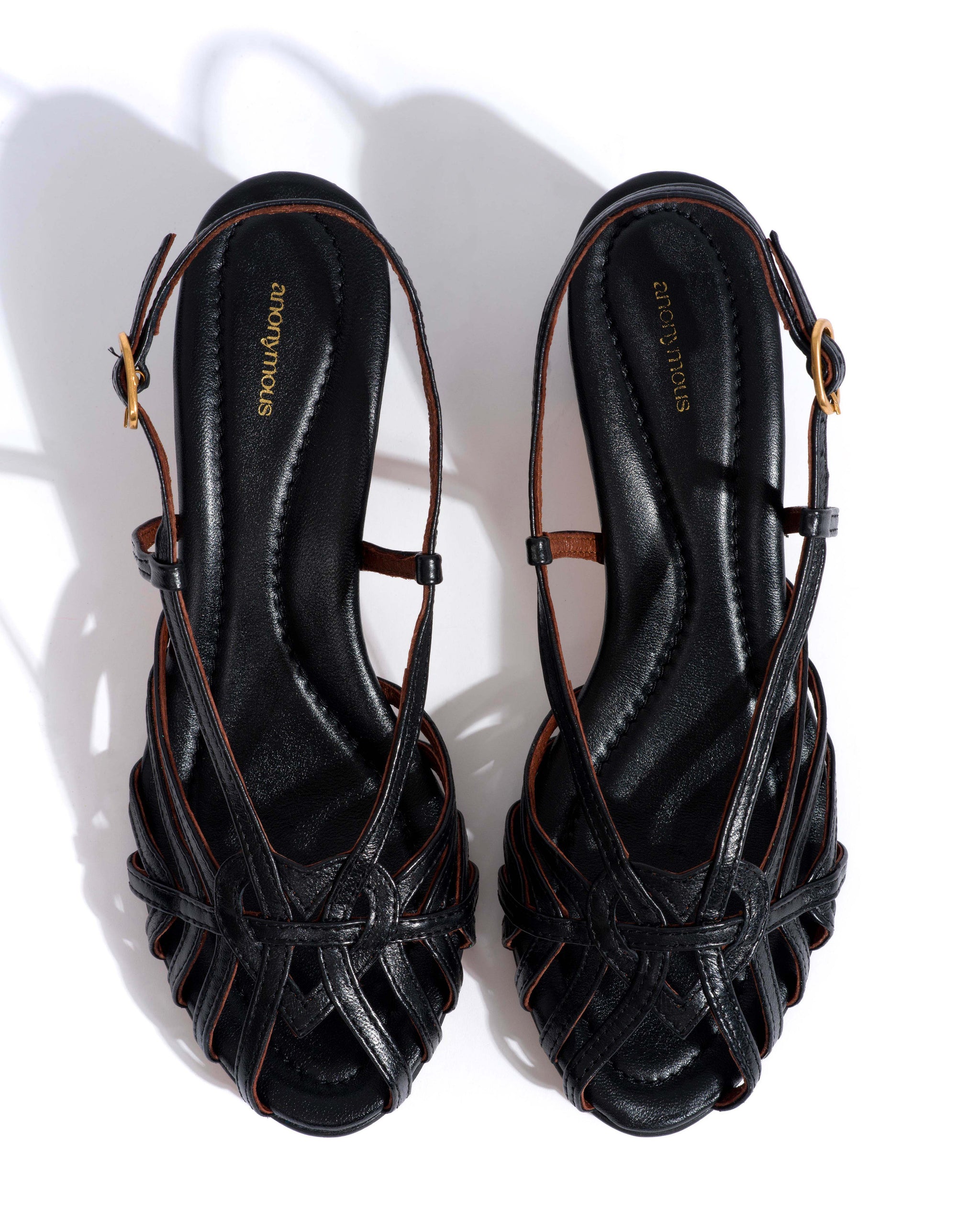 Briddie 50 heart Shiny lamb Black - Anonymous Copenhagen Shoes