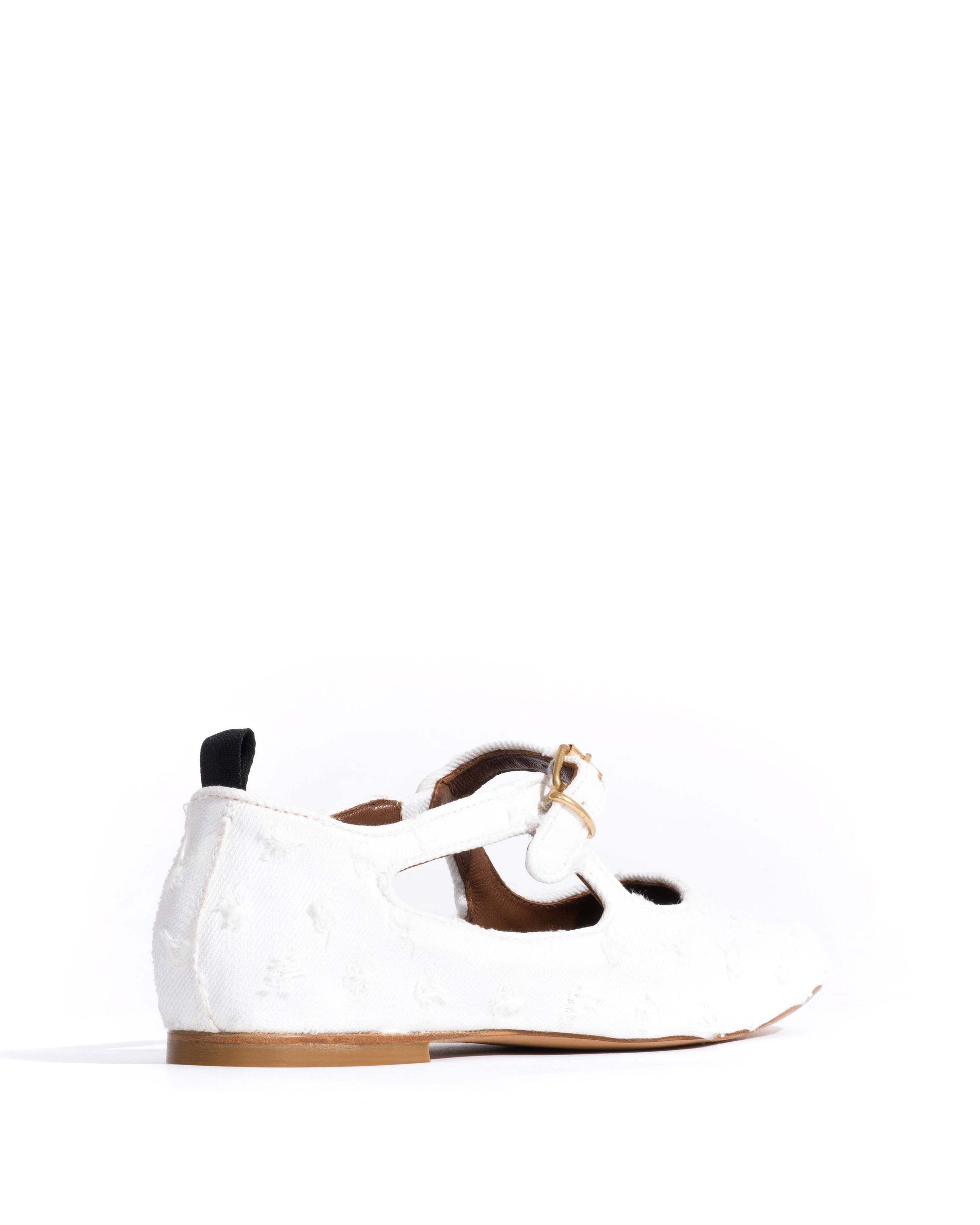 Praise Denim Distressed washed white