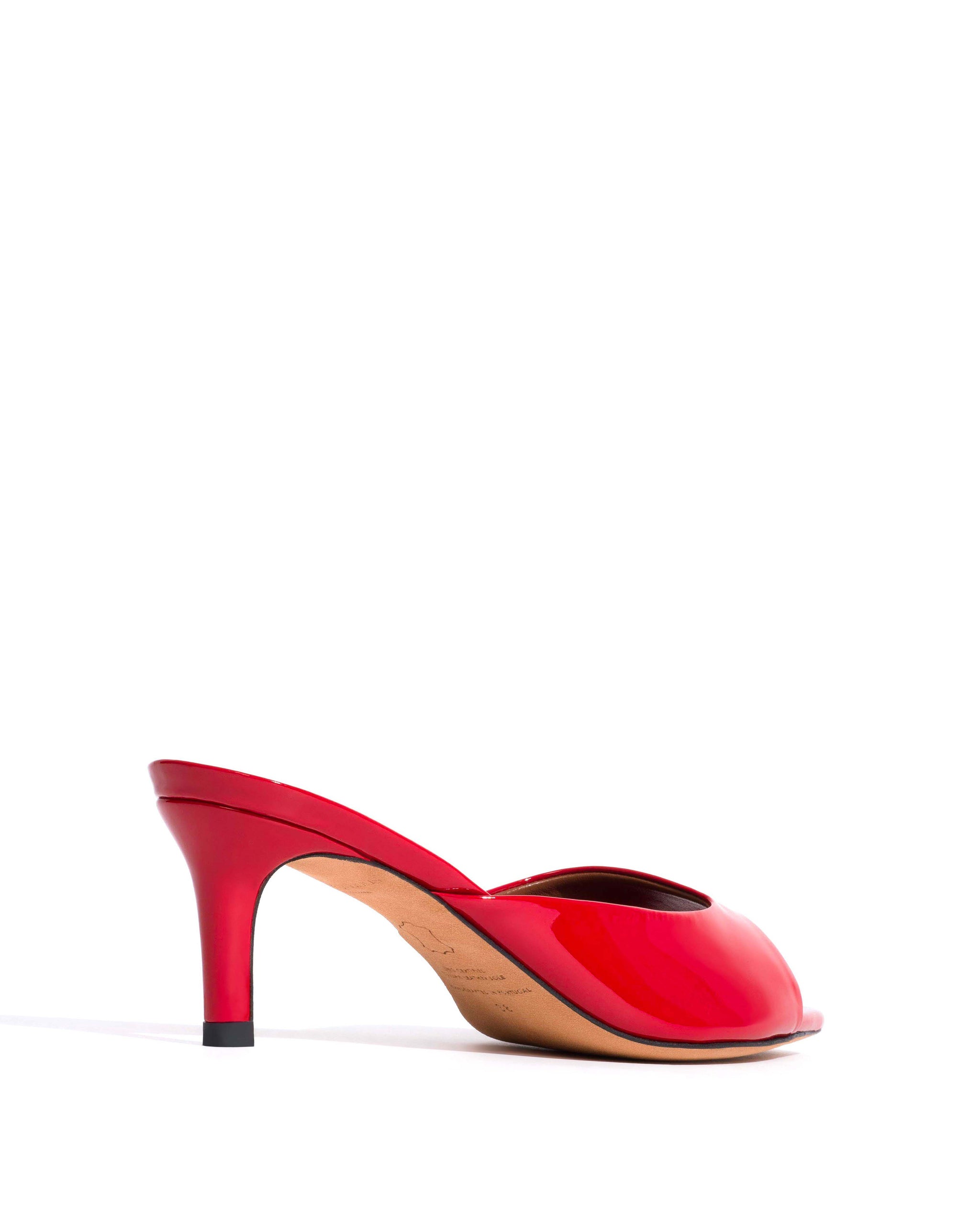 Mazy 55 Polished soft calf Ruby red - Anonymous Copenhagen Heels