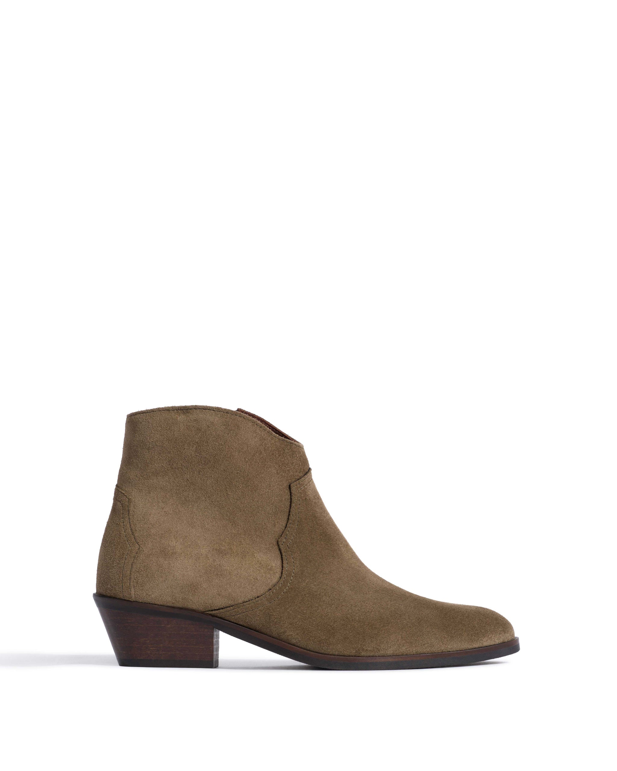 Fiona 35 Calf suede Dried olive - Anonymous Copenhagen Shoes