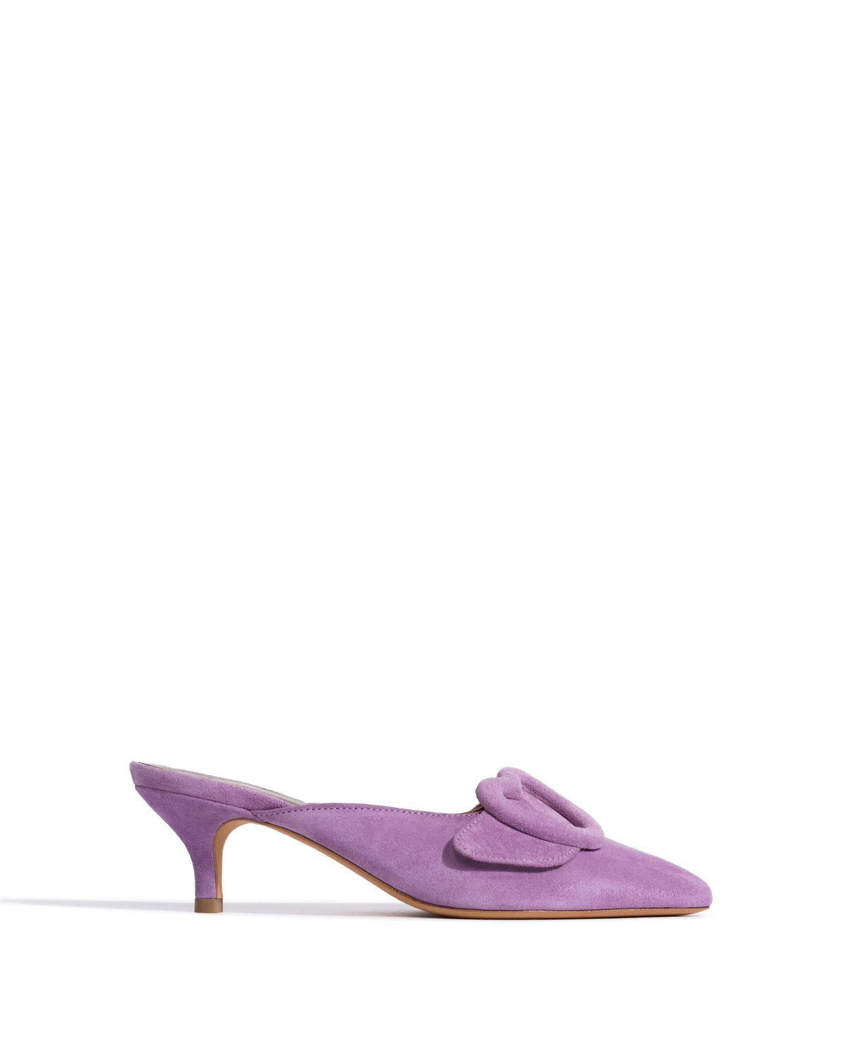 Shila 50 kitten Calf suede Lavender ice