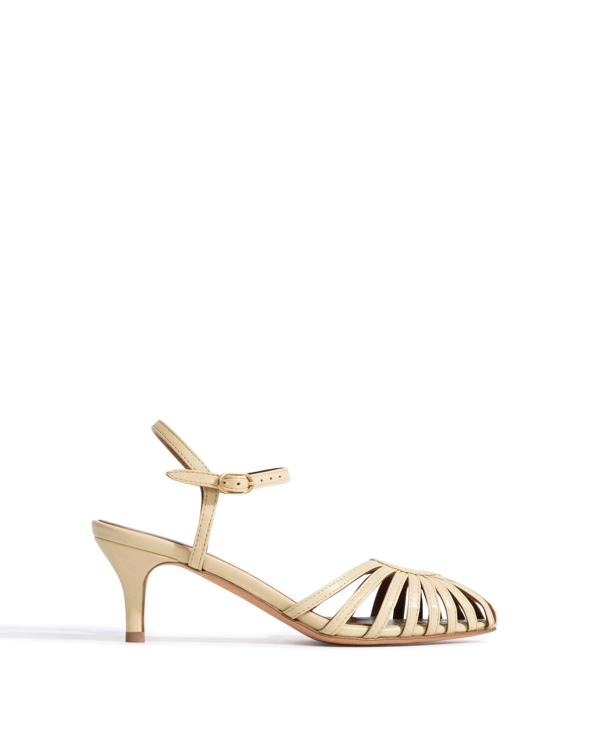 Keesha 55 Shiny lamb Butter yellow