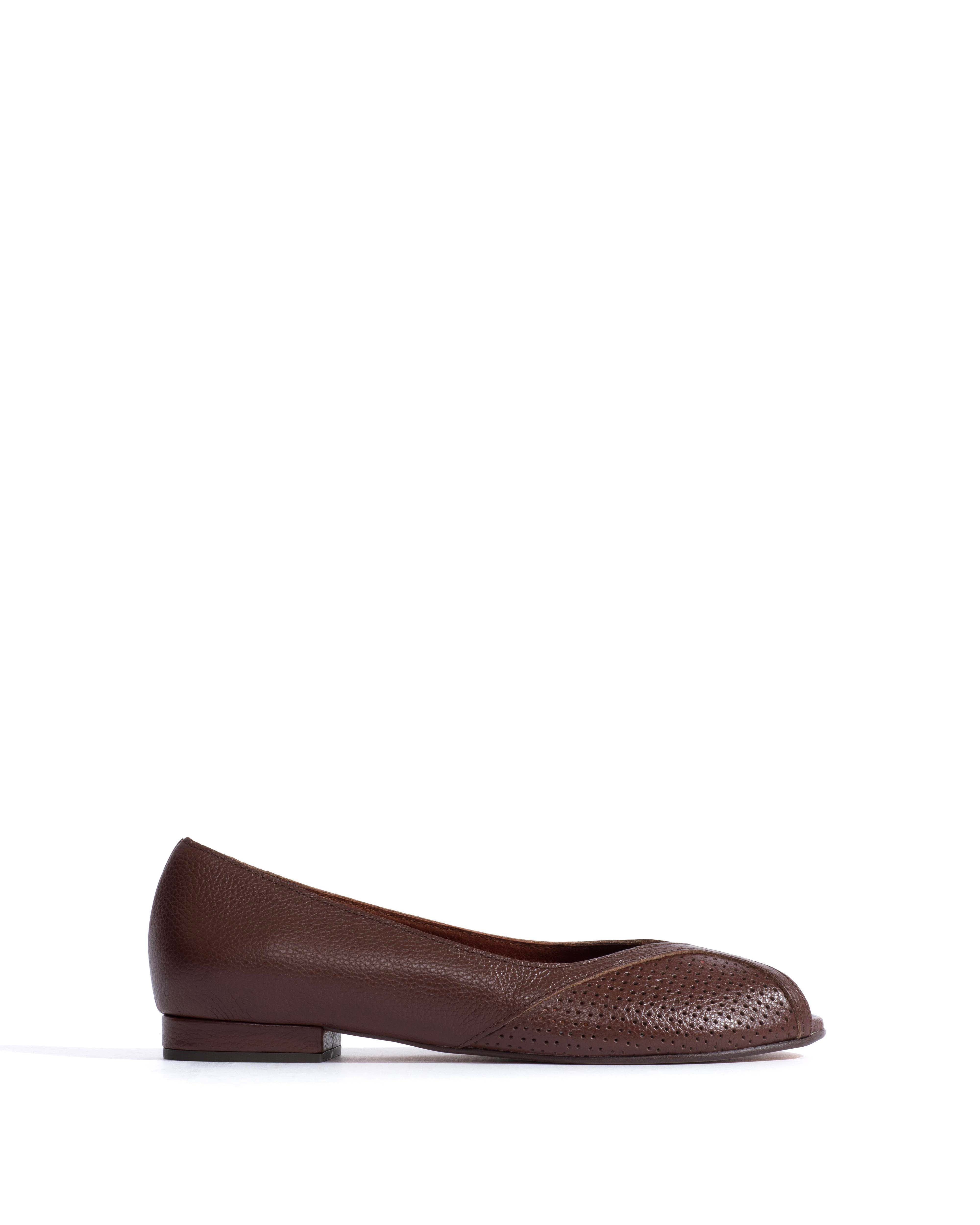 Tiffy Pebbled soft calf Chocolate