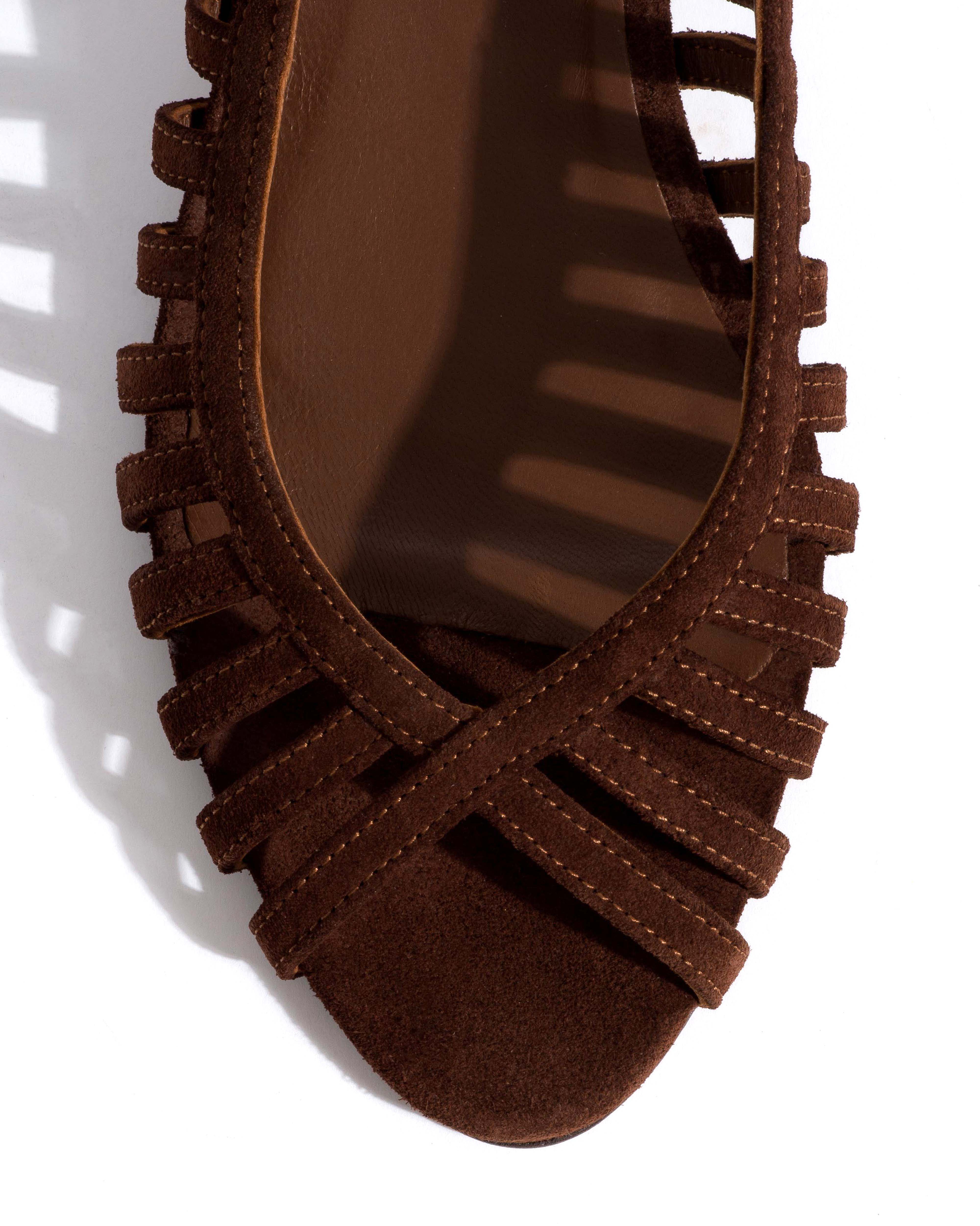 Carminho 40 stiletto Calf suede Chocolate