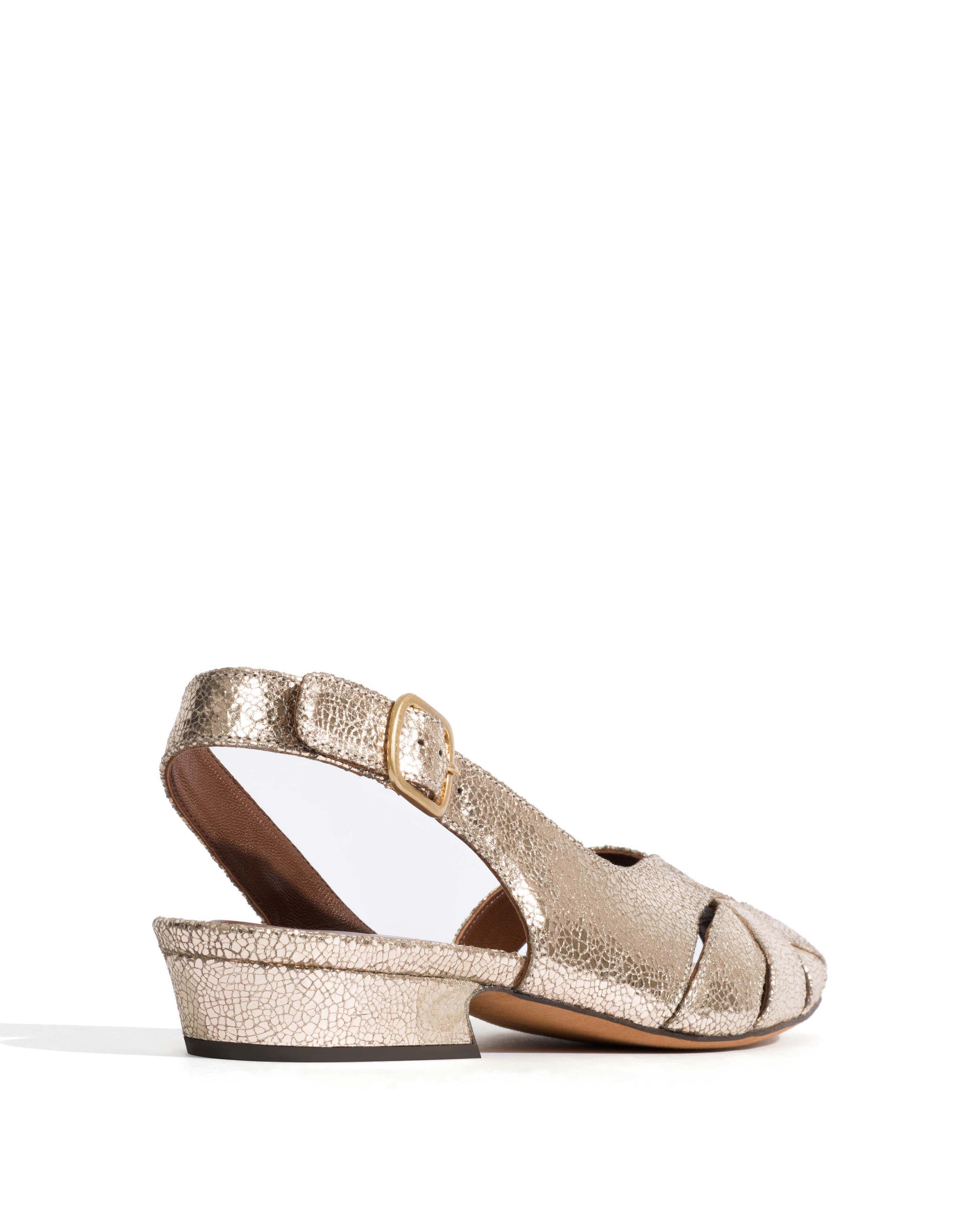 Barielle 25 Crackled metallic goat Vintage champagne