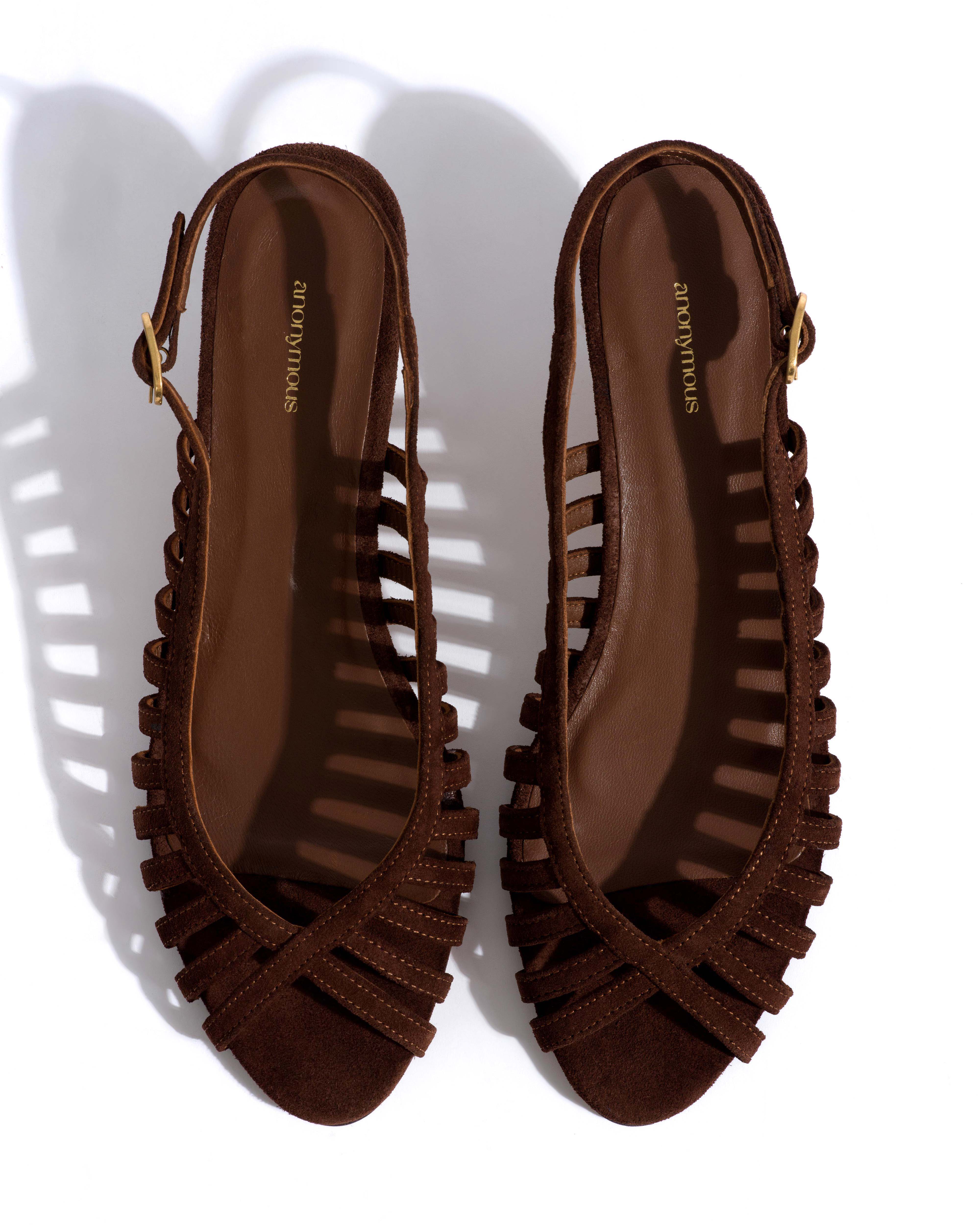 Carminho 40 stiletto Calf suede Chocolate