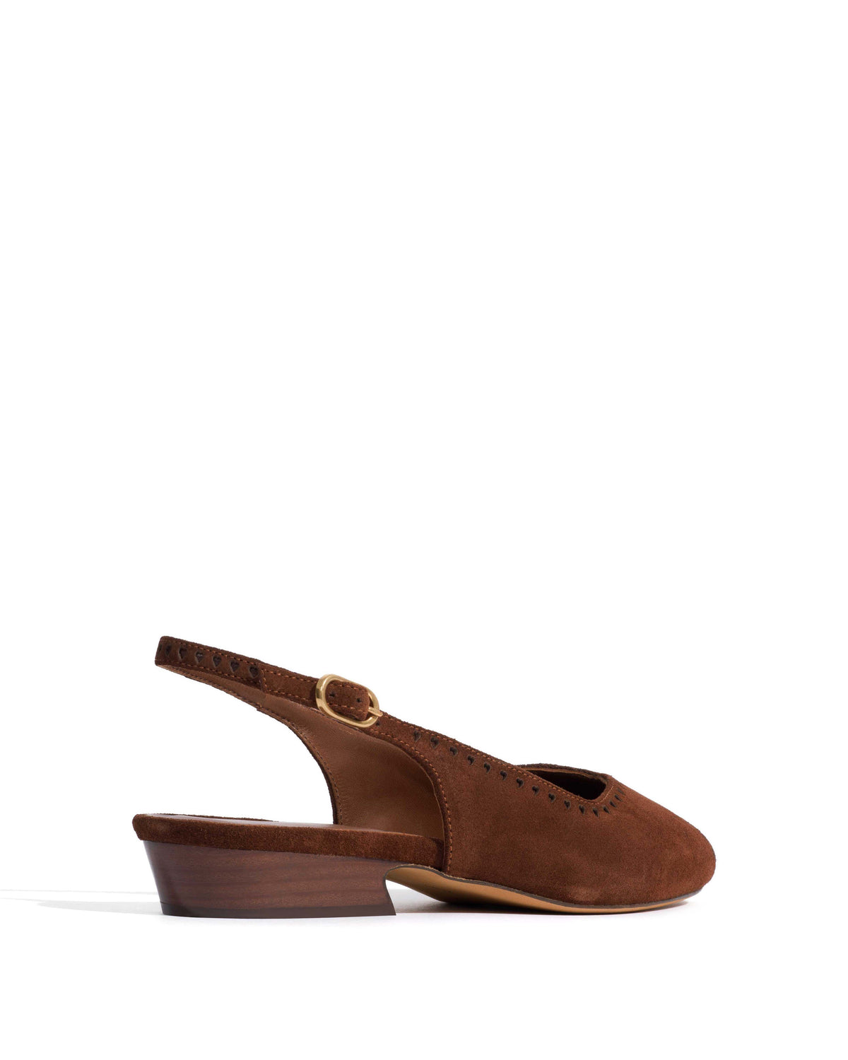 Muli 25 Calf suede Chocolate