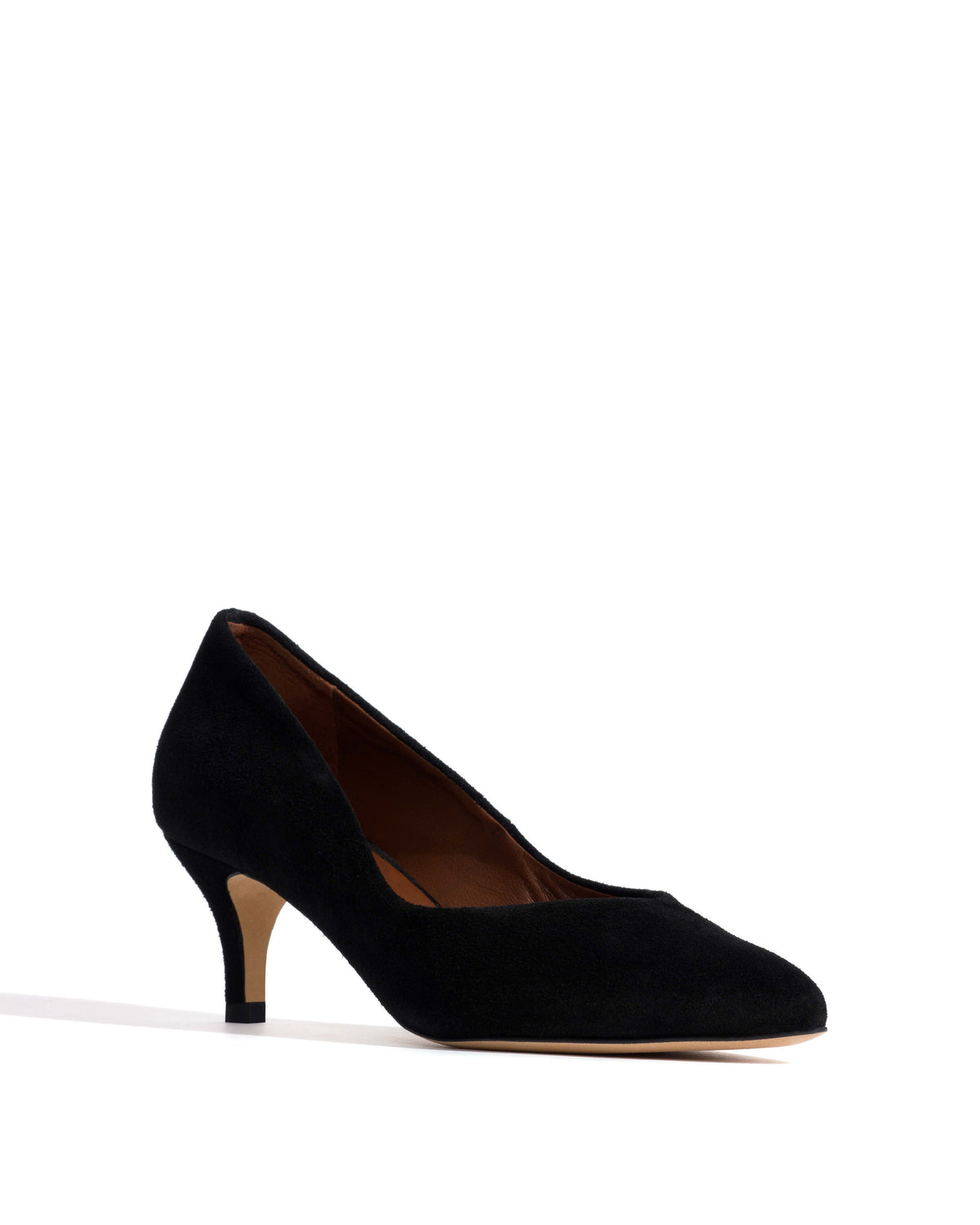Trini 55 Calf suede Black