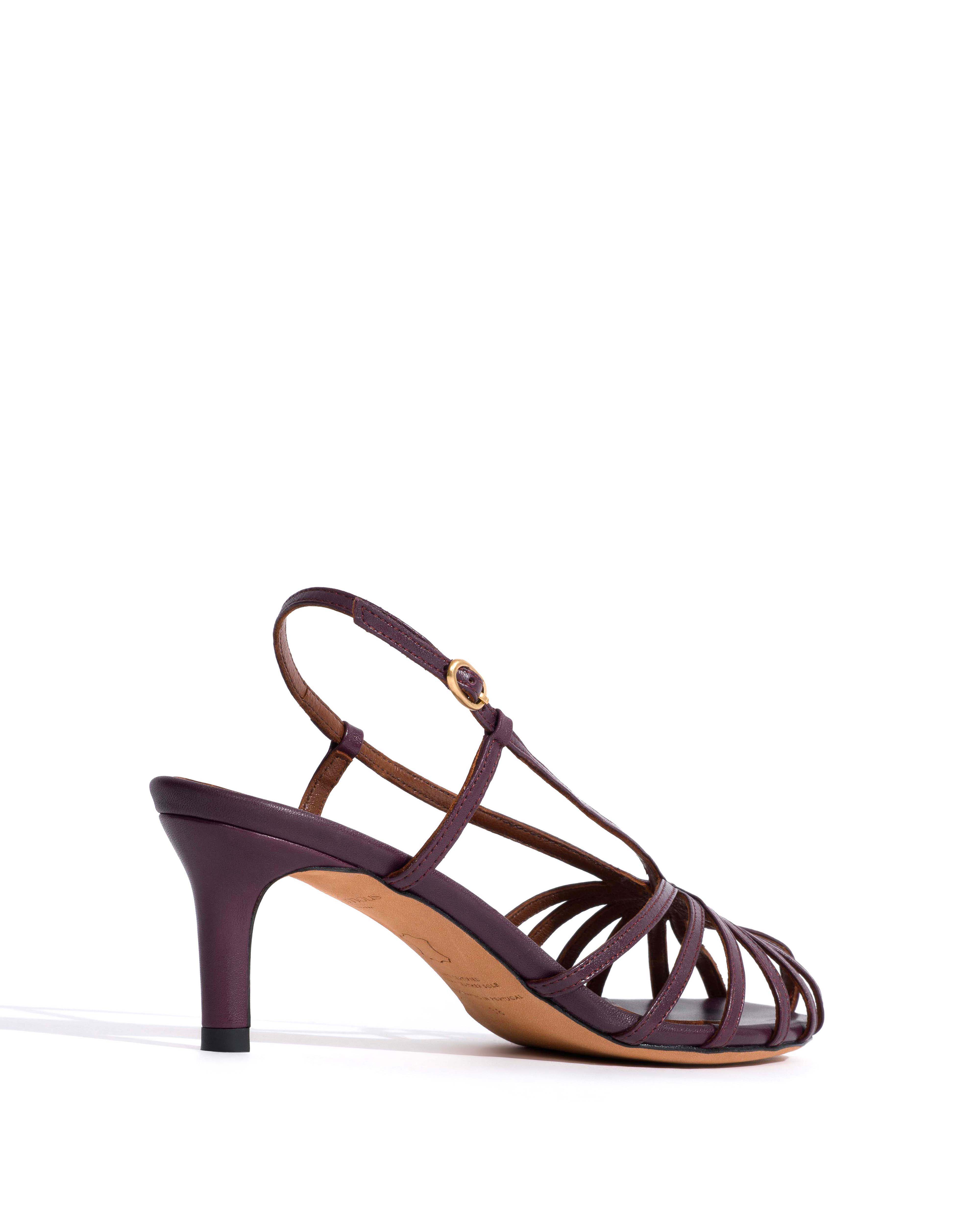 Candace 55 Shiny lamb Fig purple