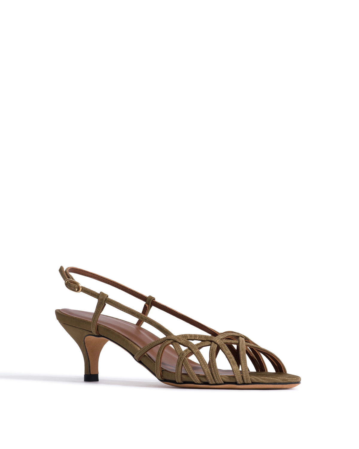 Scarlett 50 kitten Glossy moire Khaki
