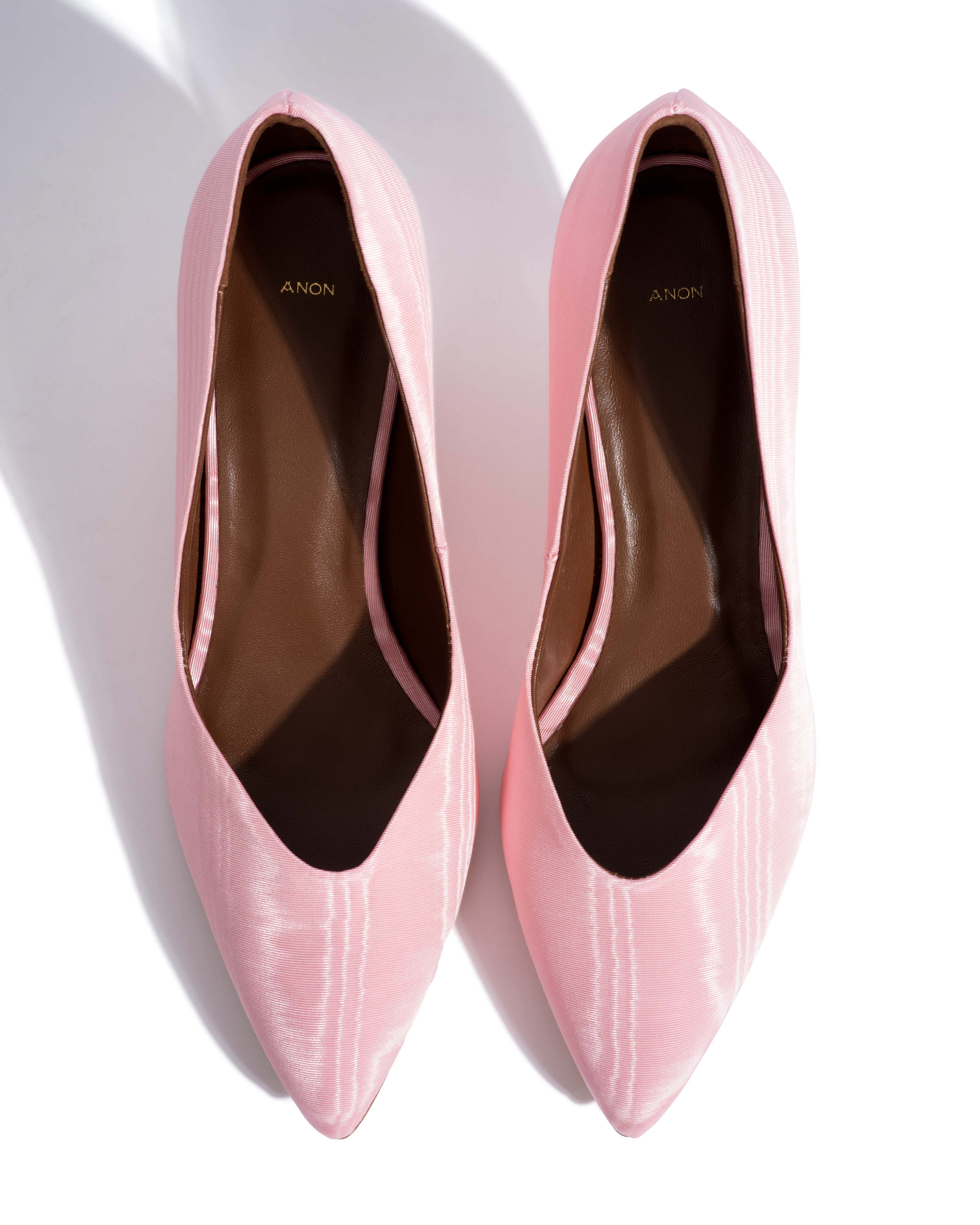 Trini 55 Glossy moire Dreamy pink