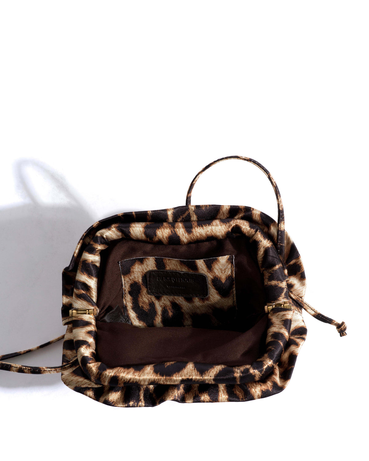 Zally petite heart bag Satin print Leopard