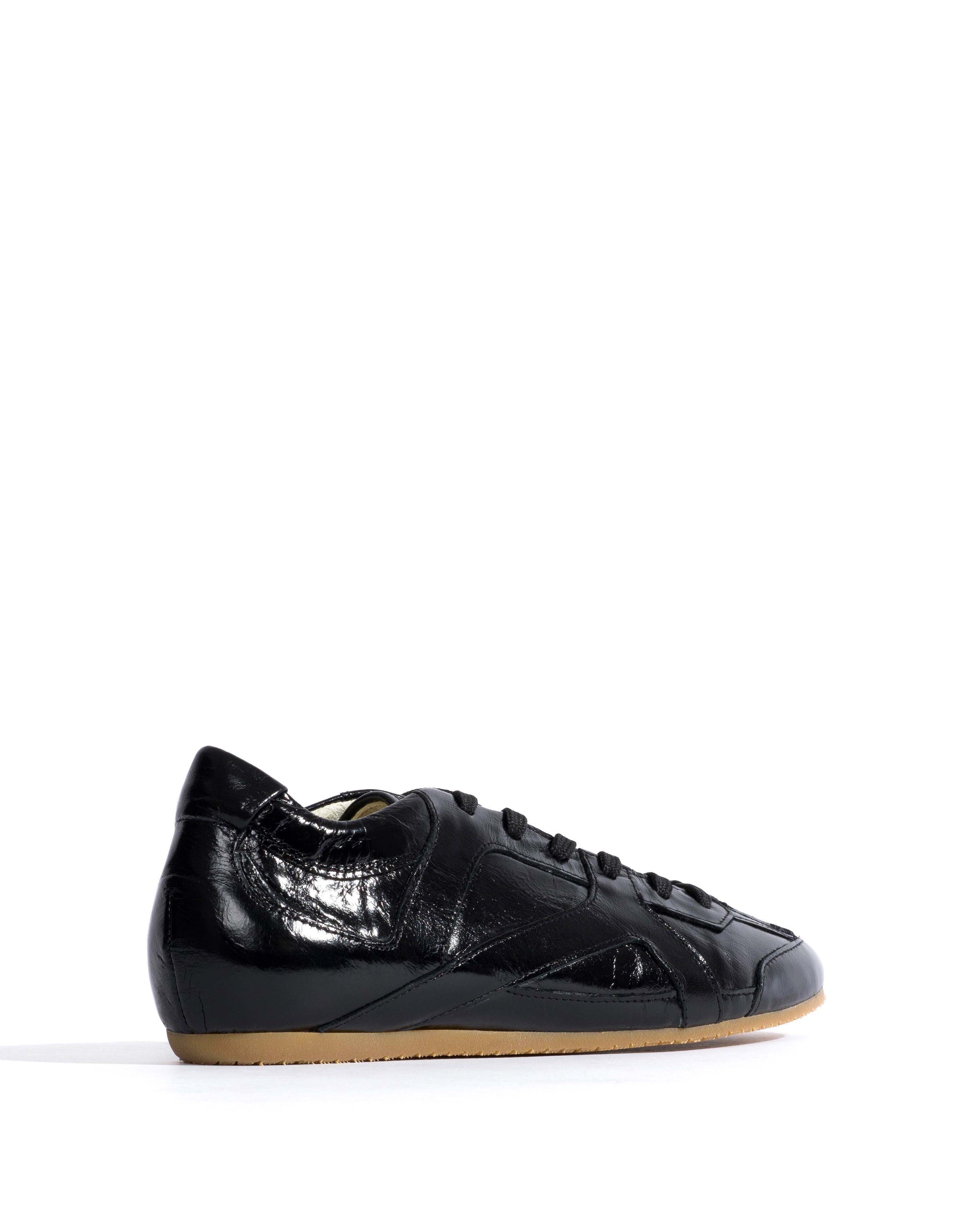 Sneakerina Crinkled polished goat Black - Anonymous Copenhagen Sneakers