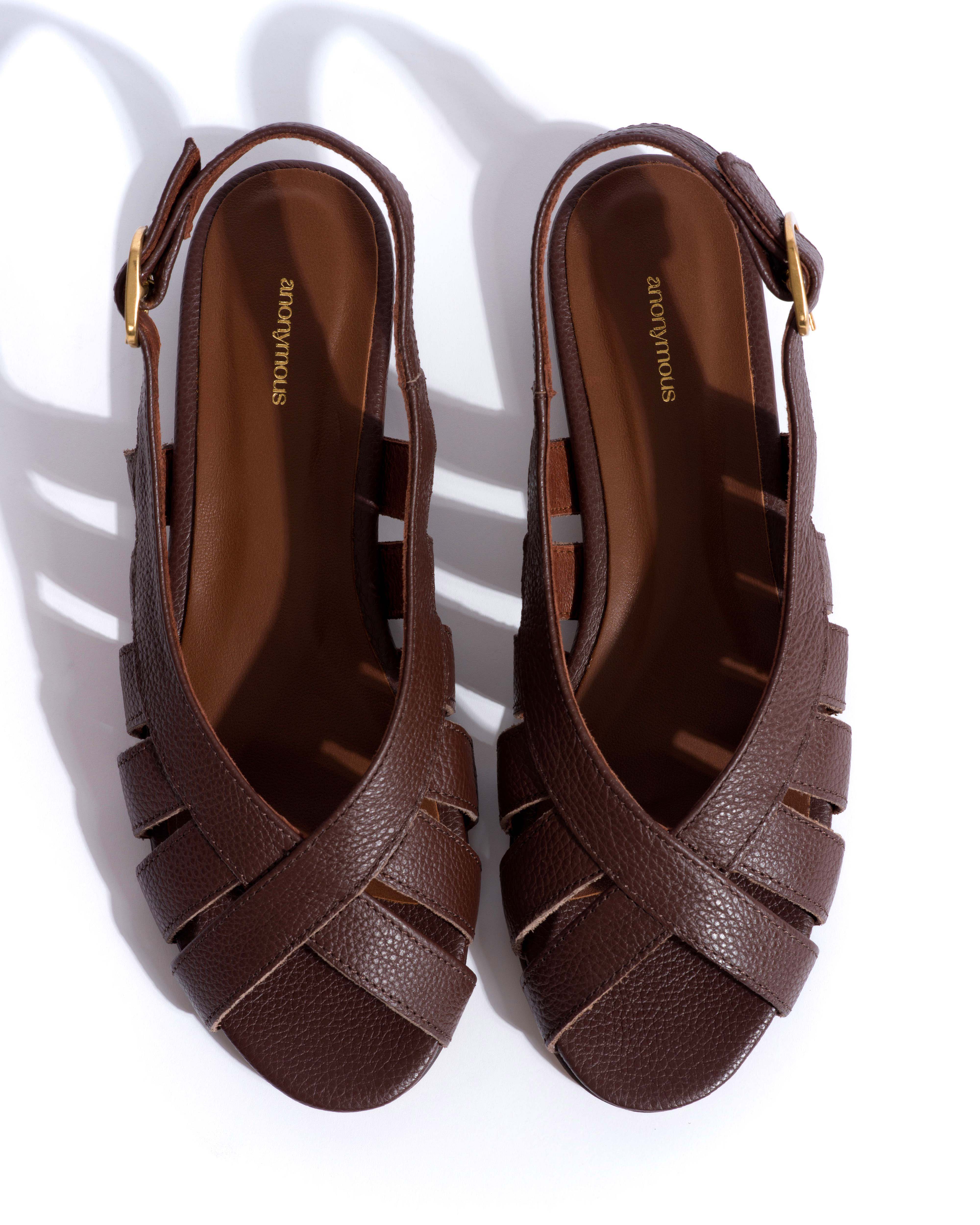 Sophie 20 Pebbled soft calf Chocolate