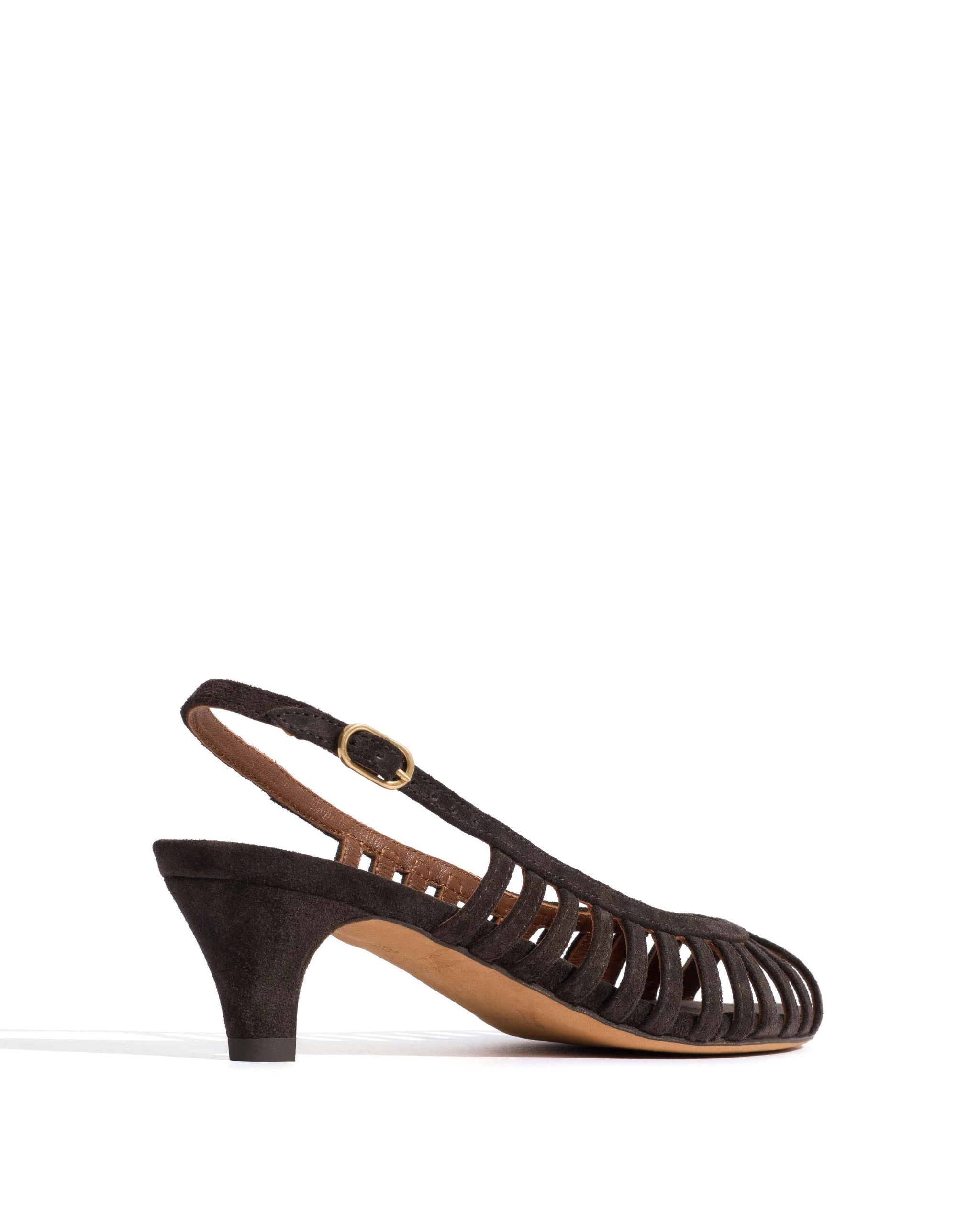 Carminho 40 stiletto Calf suede Espresso brown