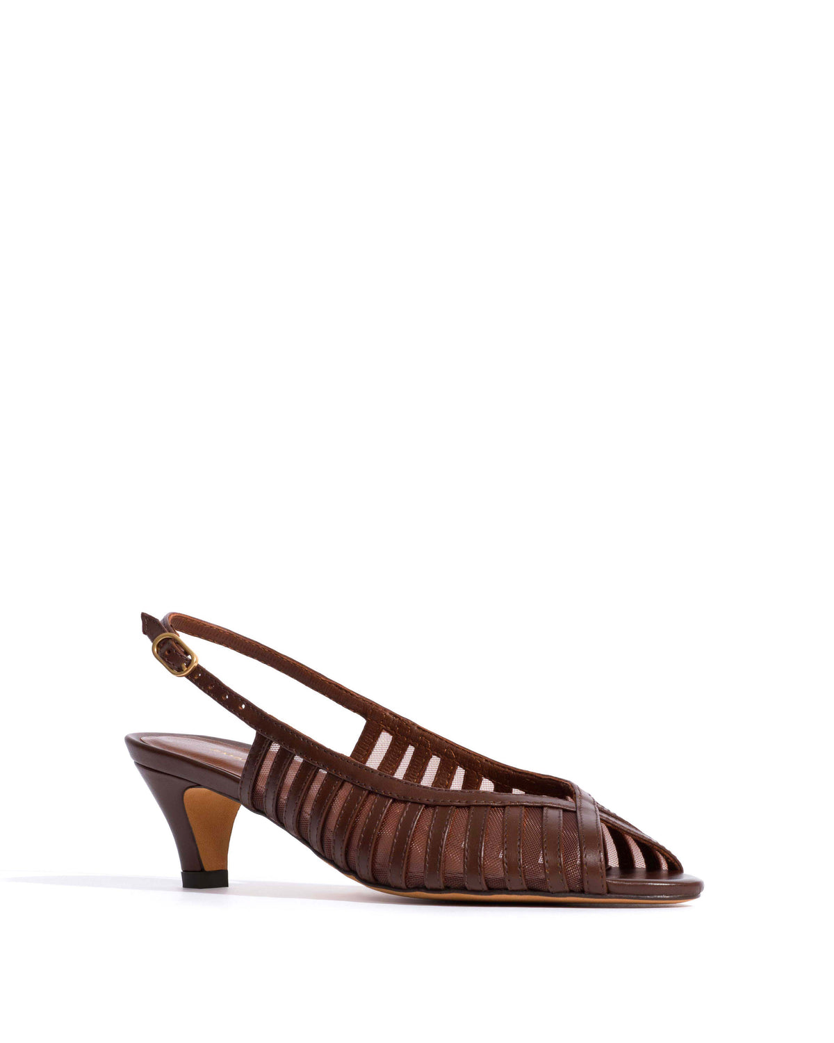 Carminho 40 mesh Shiny lamb & mesh Chocolate