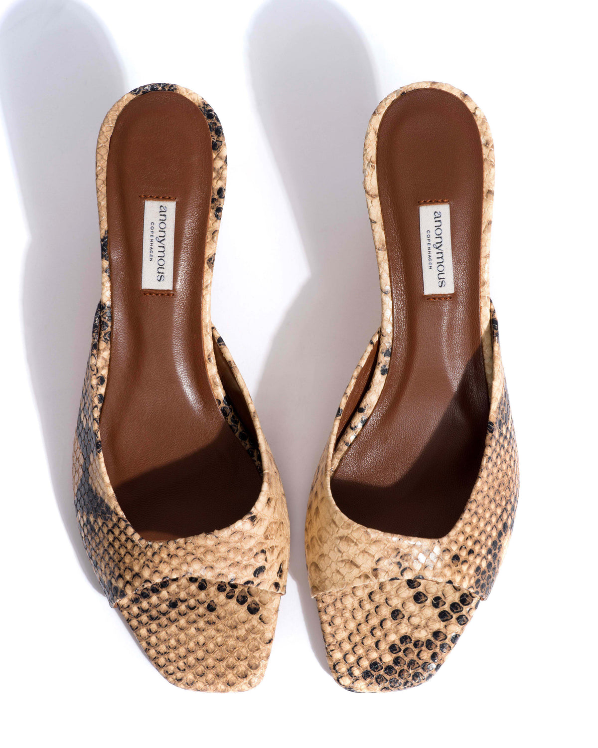 Mazy 55 Snake calf Natural sand