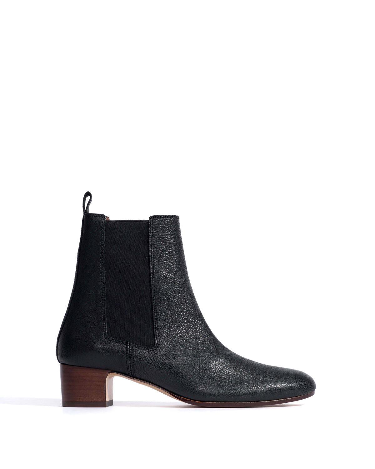 Niabella Natural grain soft calf Black