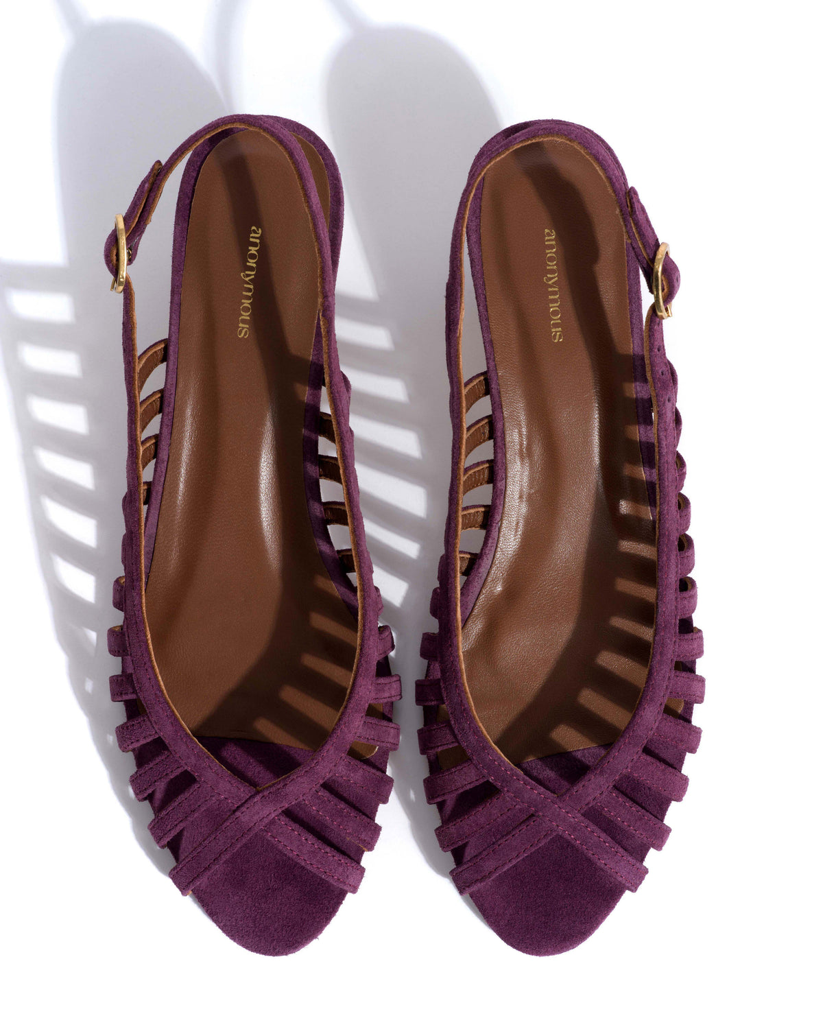 Carminho 40 stiletto Calf suede Fig purple