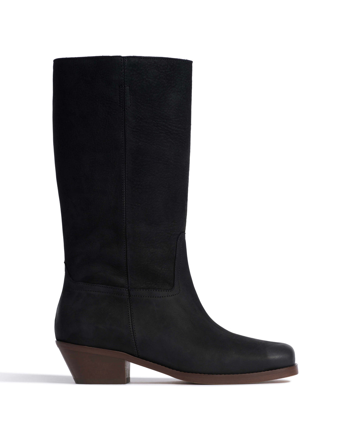 Tarisha Soft nubuck calf Black