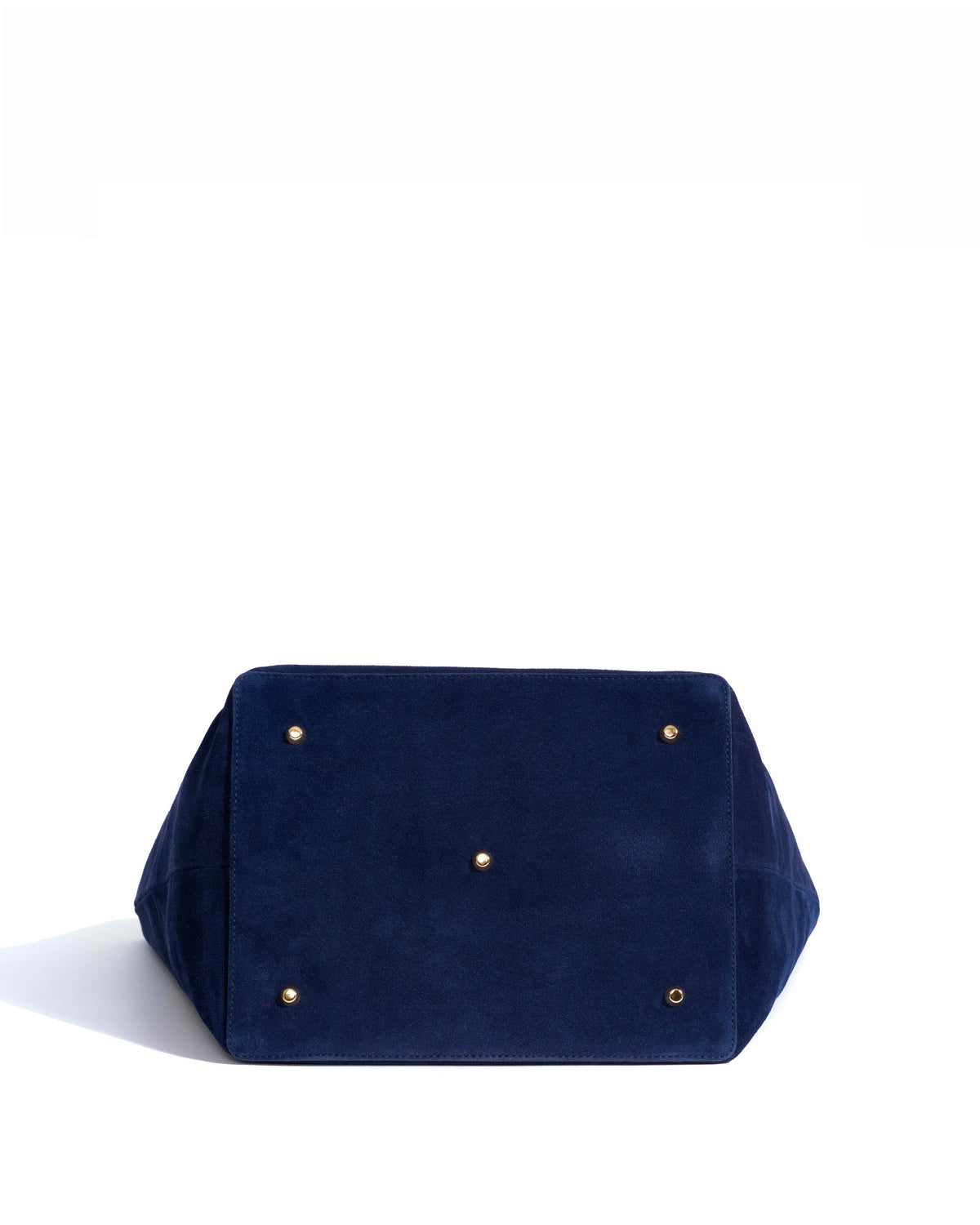 Arya carryall bag Calf suede Ink blue