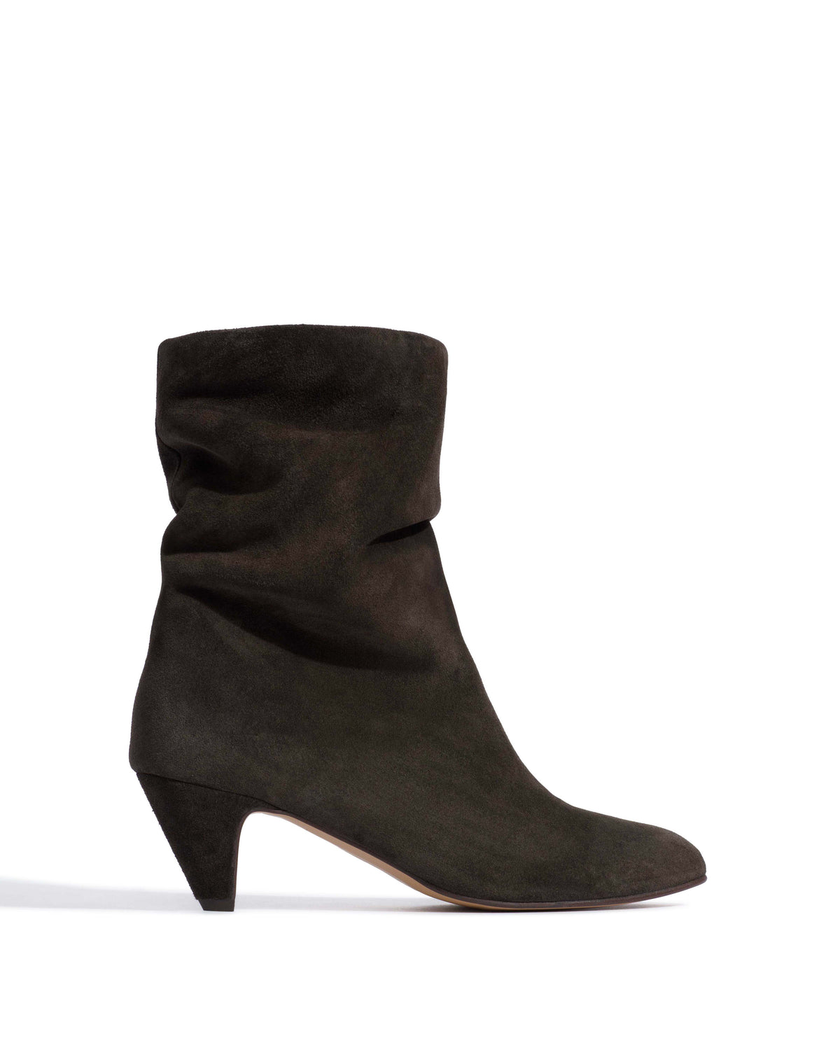 Vully 50 stiletto Calf suede Espresso brown