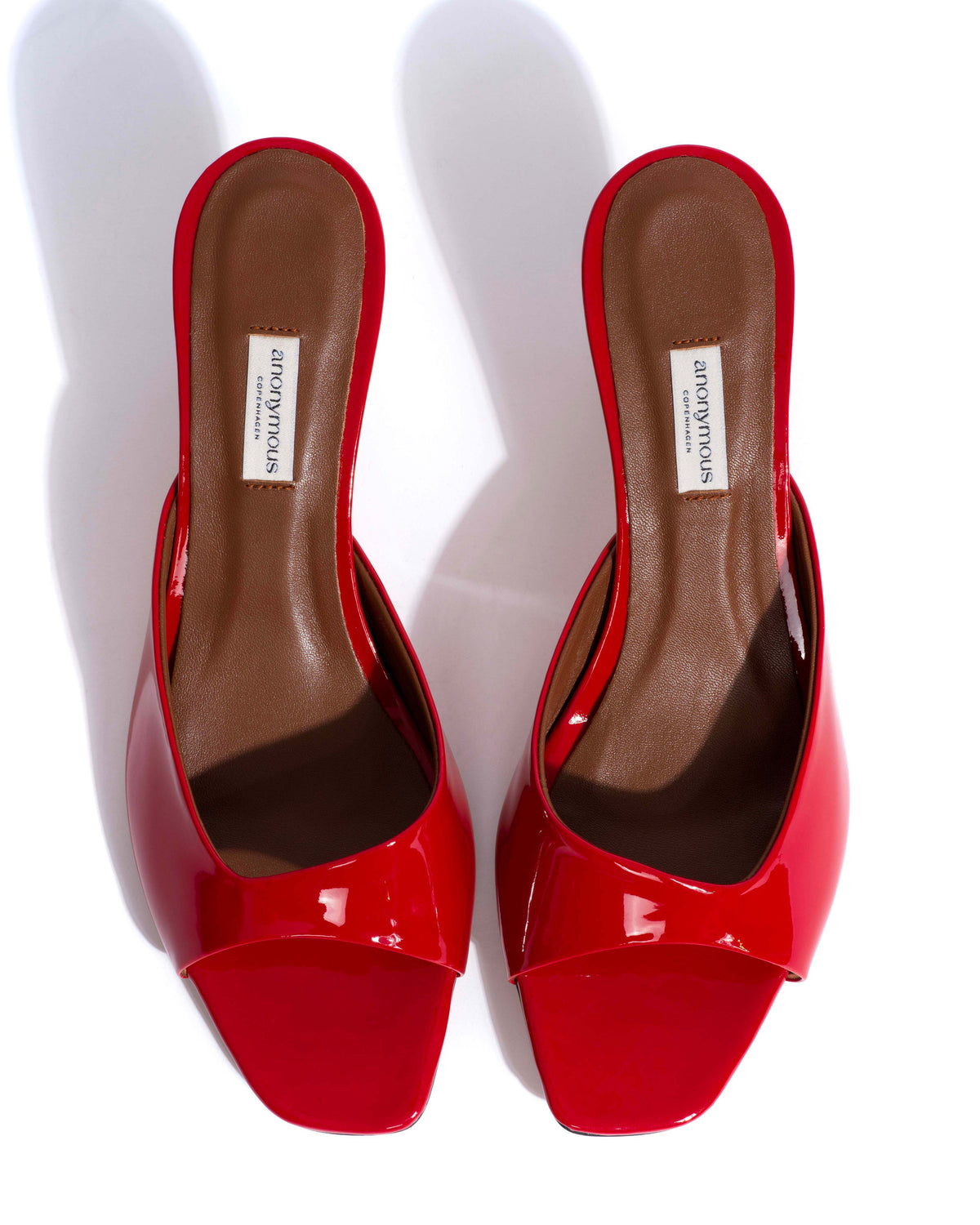 Mazy 55 Polished soft calf Ruby red
