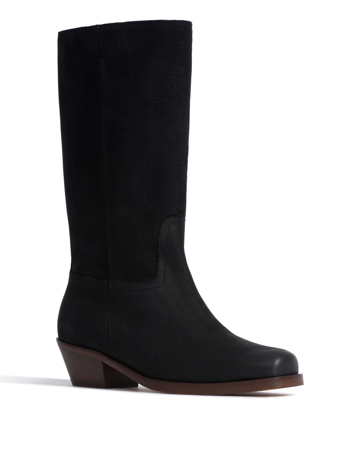 Tarisha Soft nubuck calf Black
