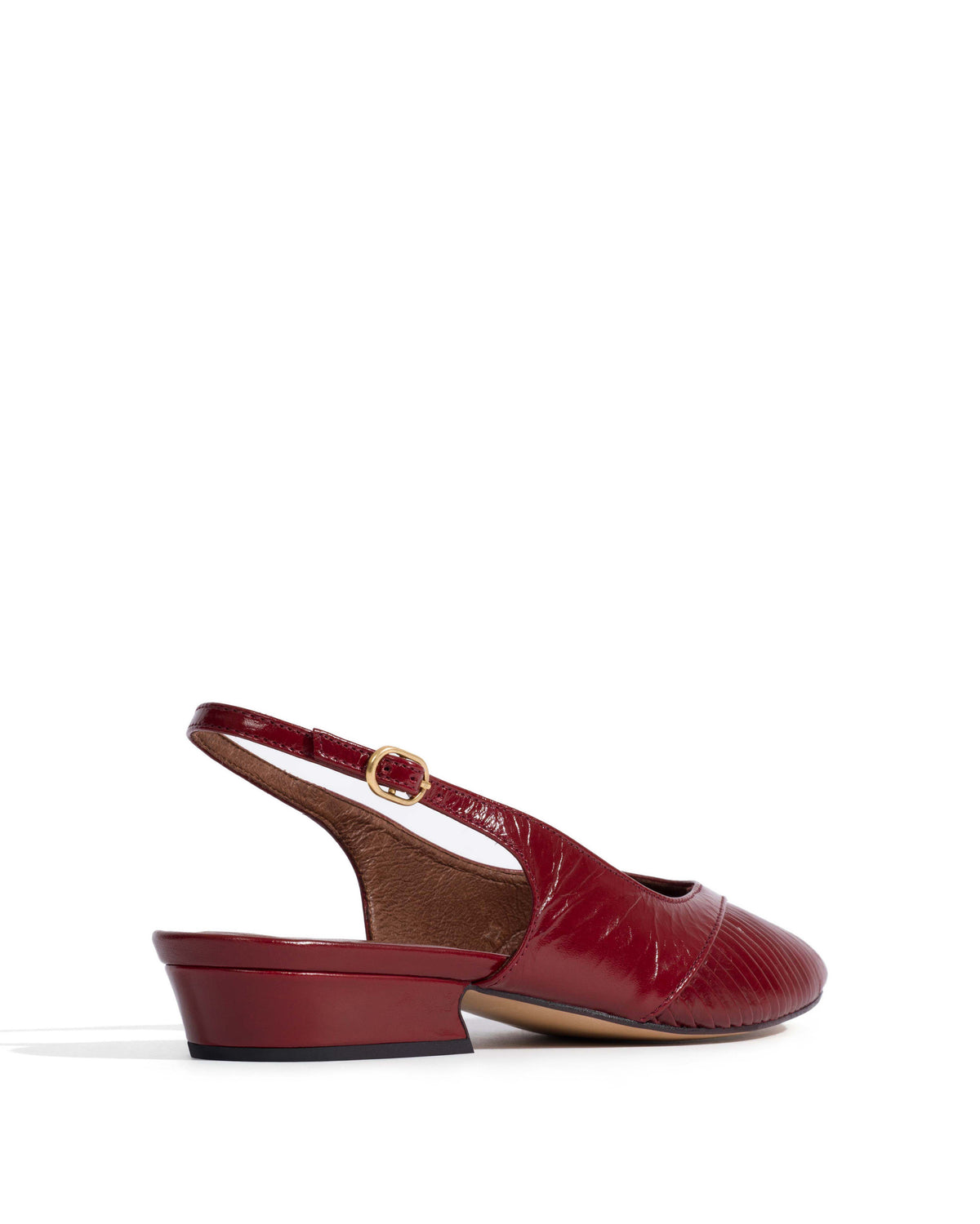 Cassandra 25 Crinkled polished goat Pomegranate