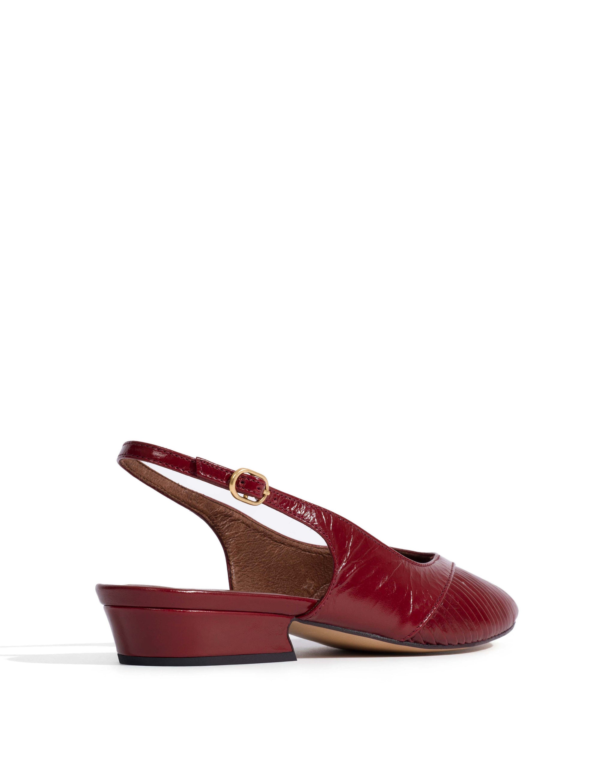 Cassandra 25 Crinkled polished goat Pomegranate
