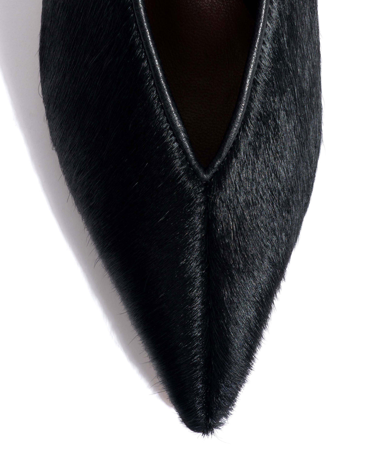 Phia 55 pin Calf hair Black