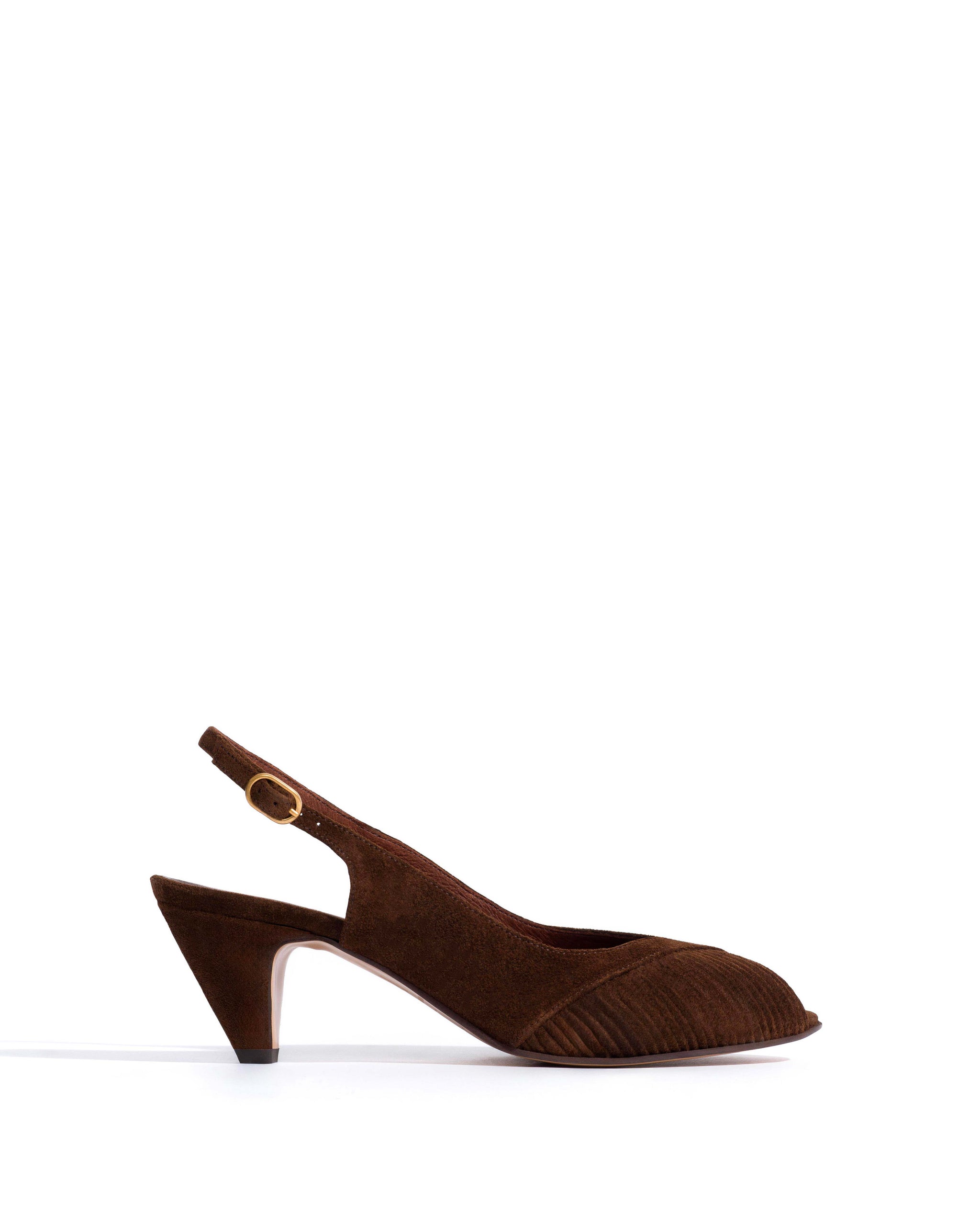 Cassandra 50 stiletto Calf suede Chocolate