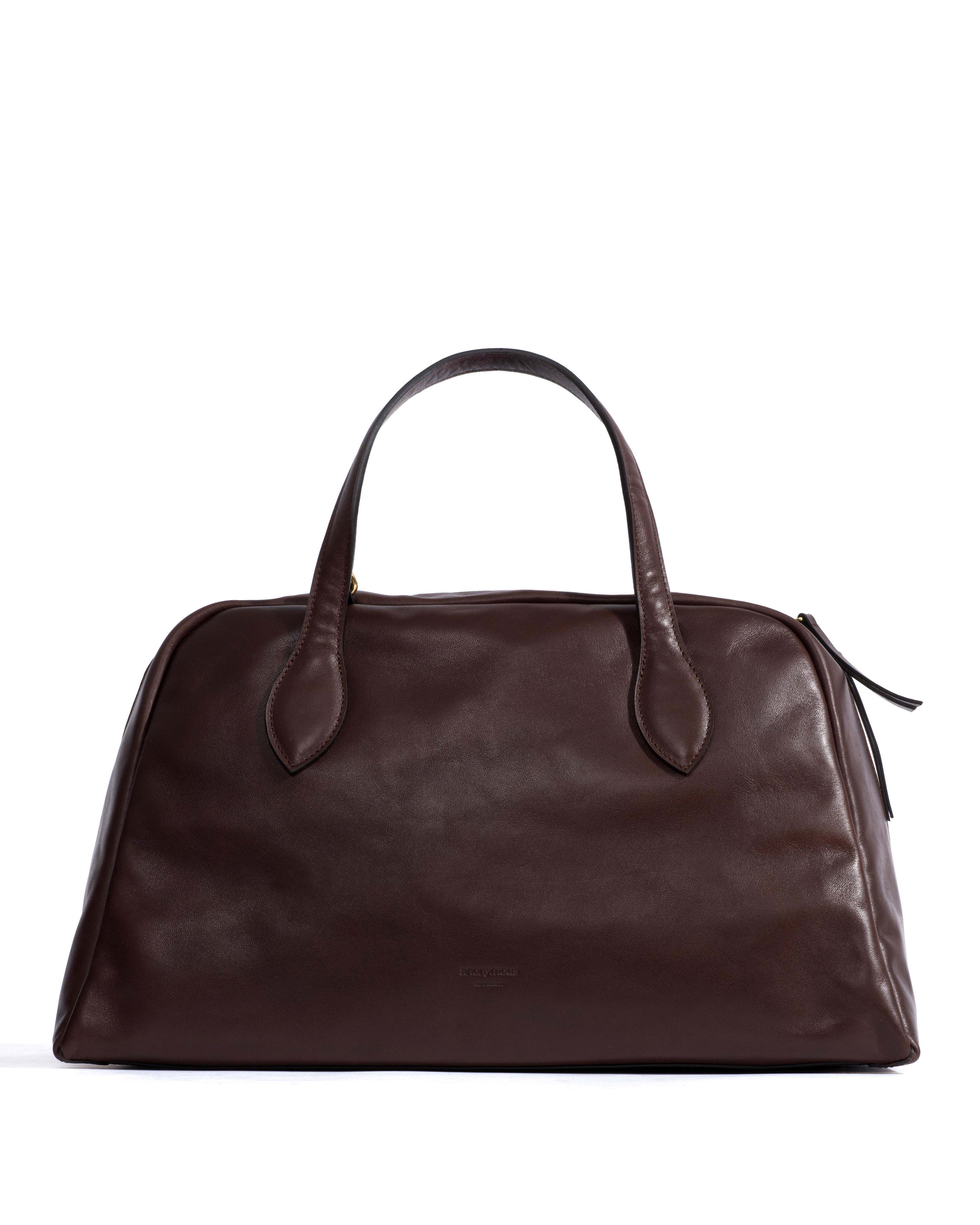Weekend bowler Vegetal soft calf Coffee brown