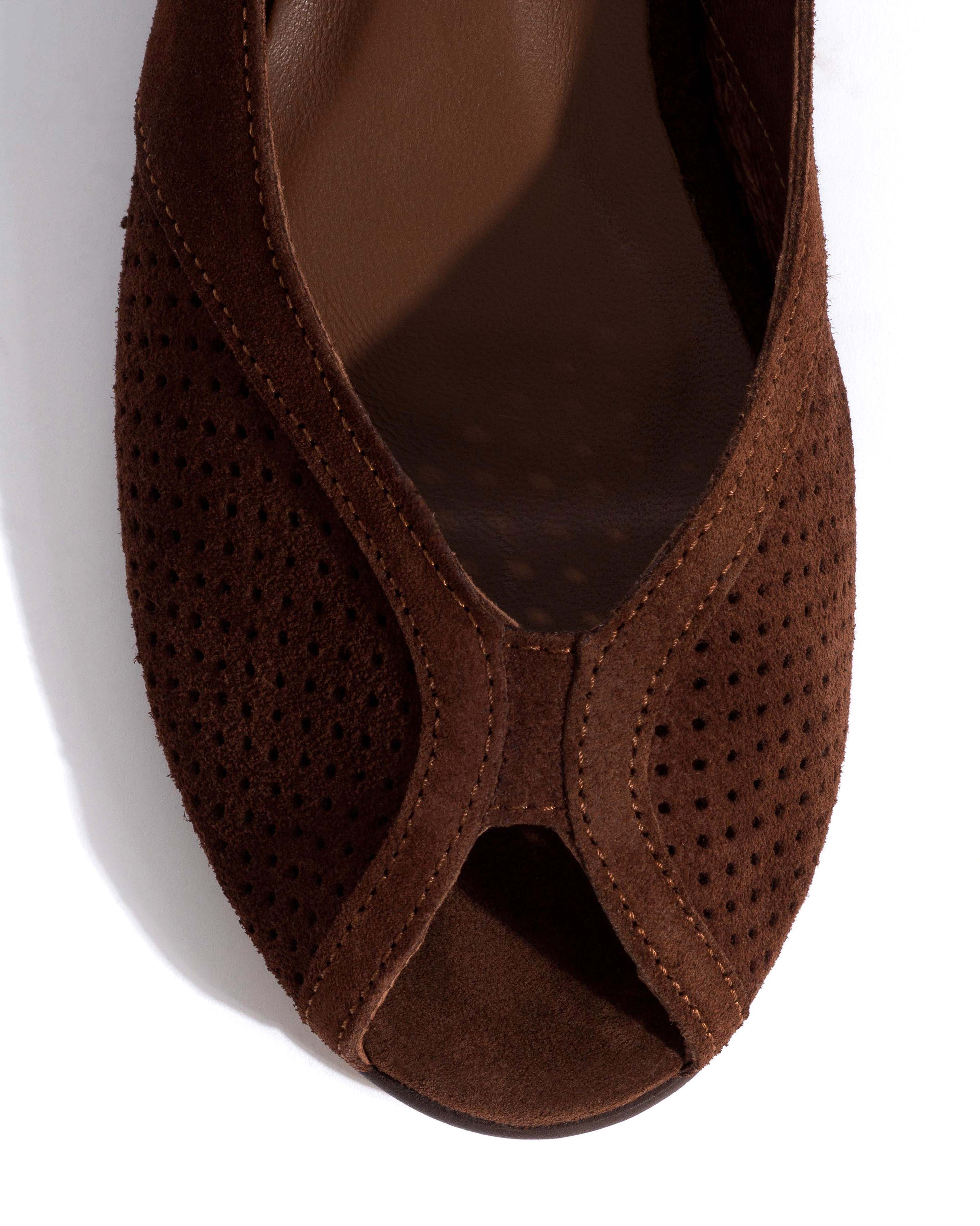 Tiffy Calf suede Chocolate