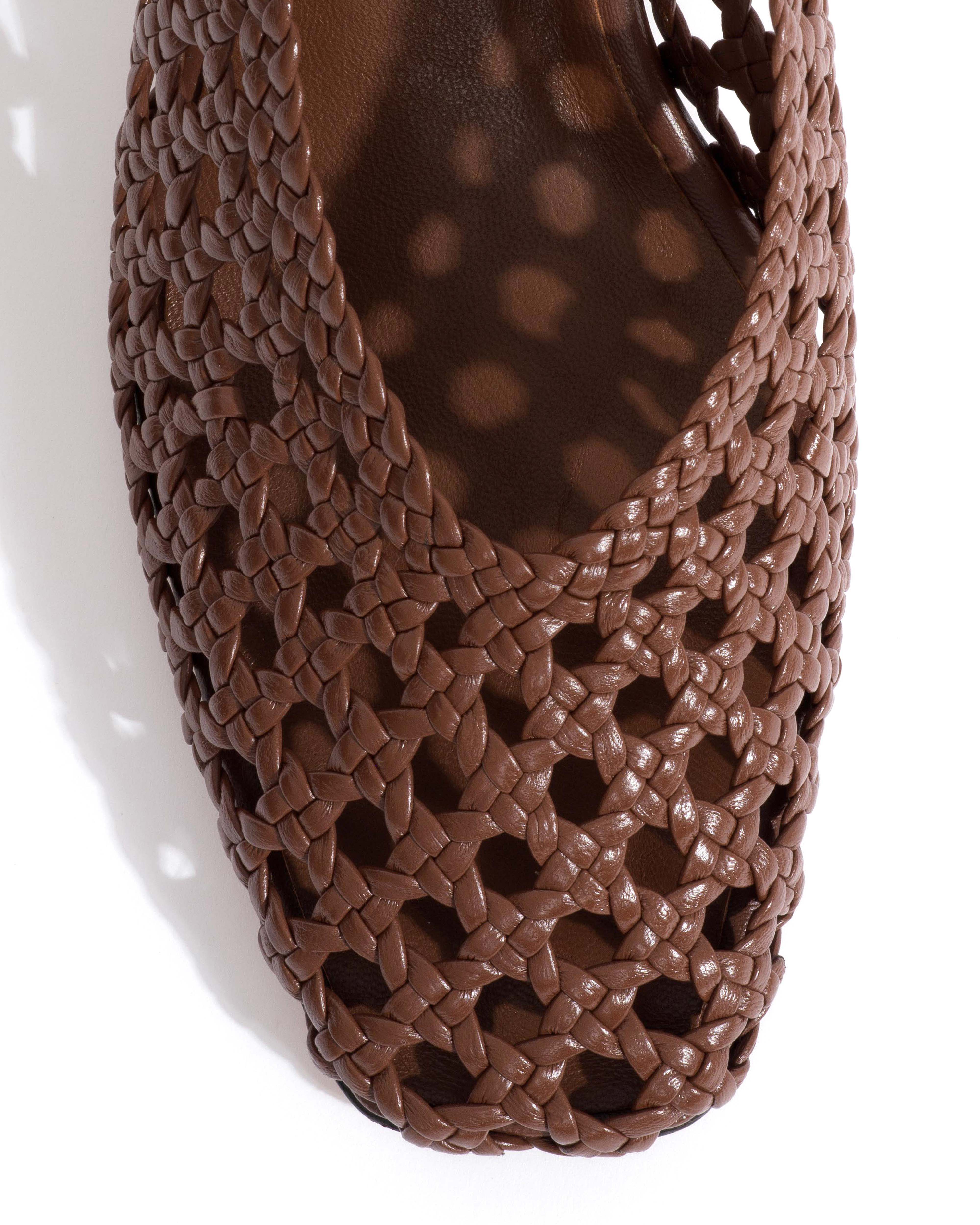Sessi 60 hand-braided Hand-braided leather Chocolate