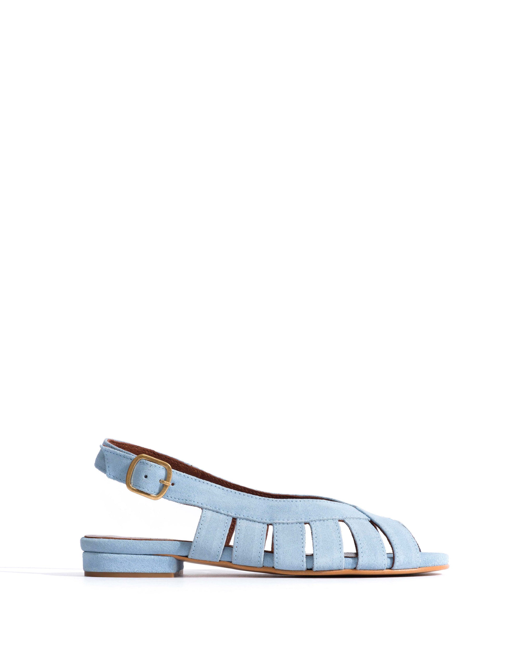 Sophie 20 Calf suede Porcelain blue