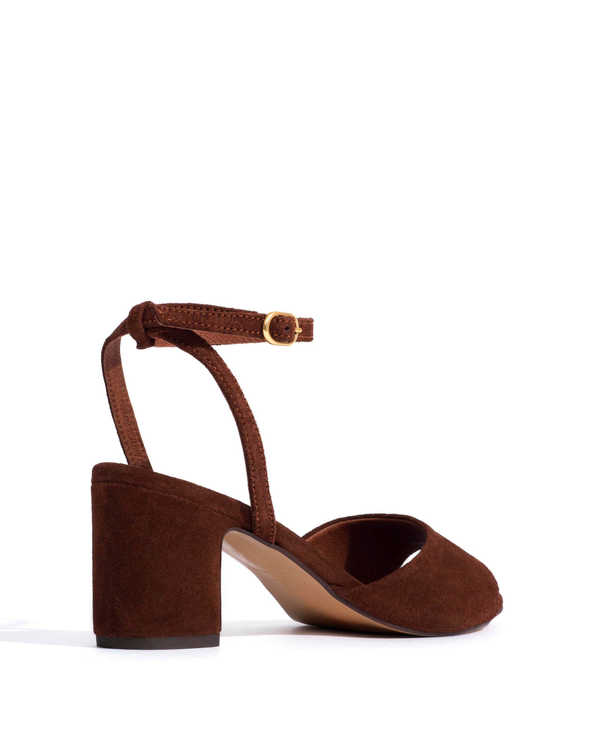 Jolie 55 Calf suede Chocolate - Anonymous Copenhagen Heels