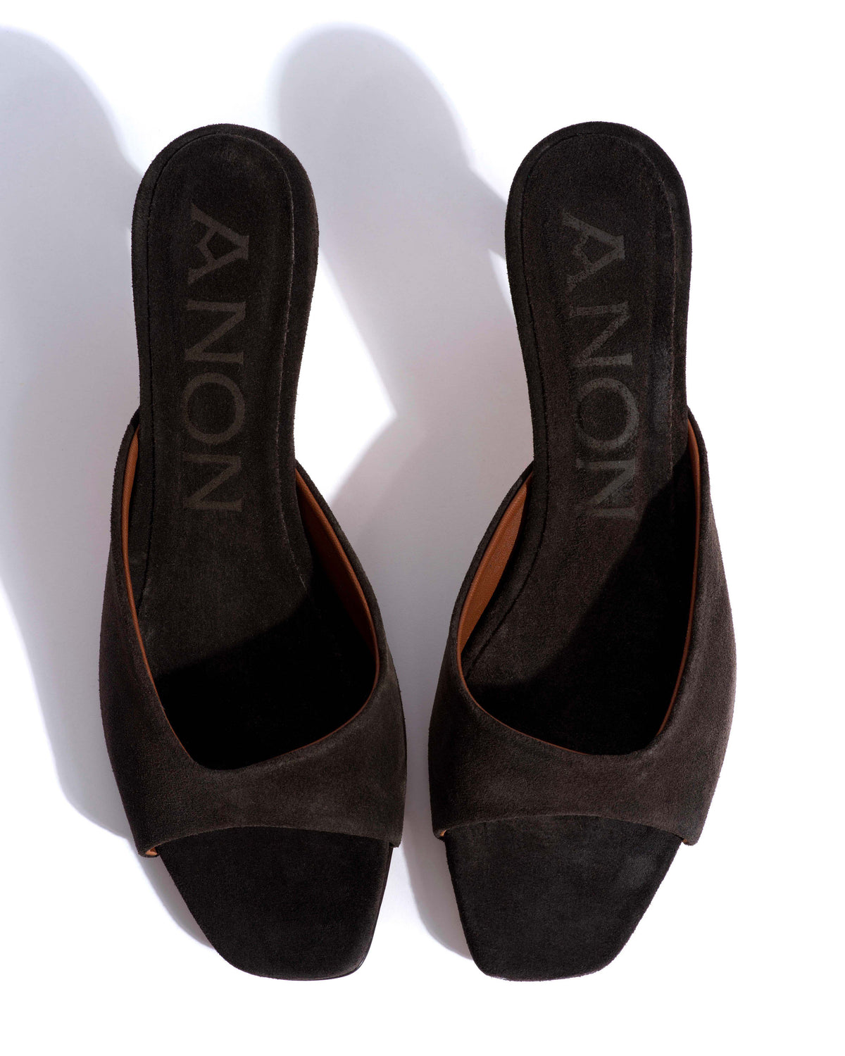 Mazy 55 Calf suede Espresso brown