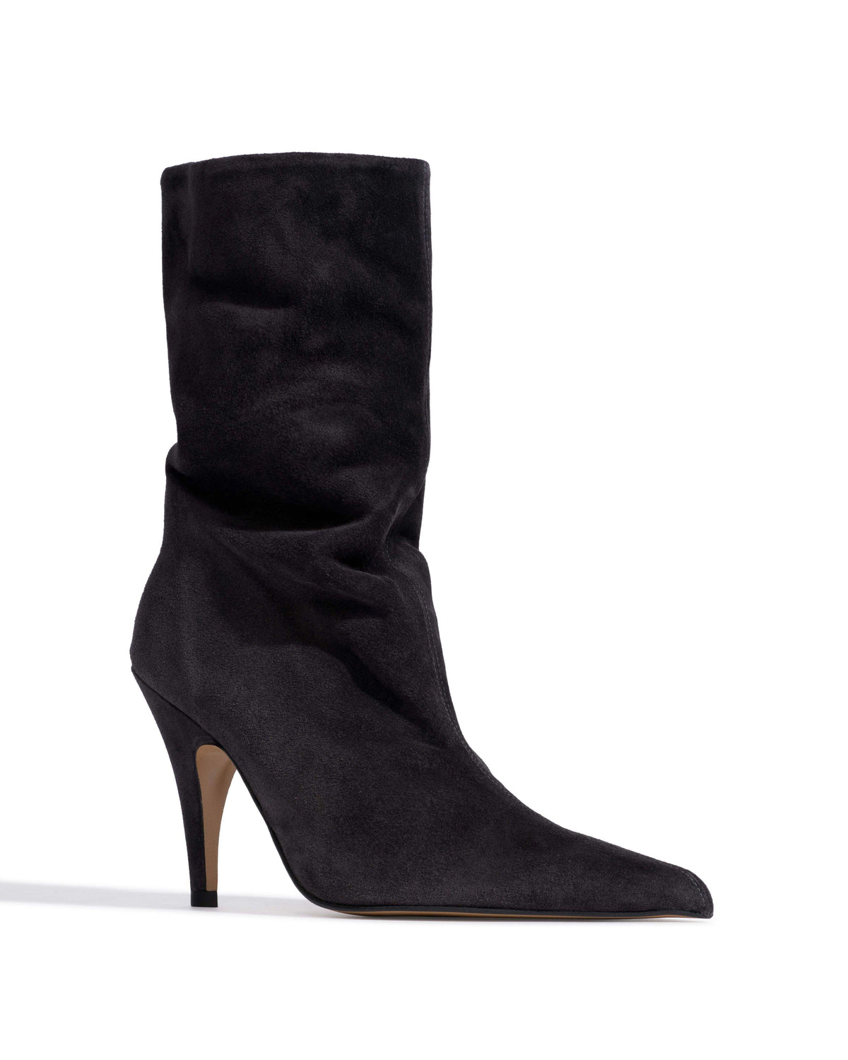 Vully 80 Calf suede Off black