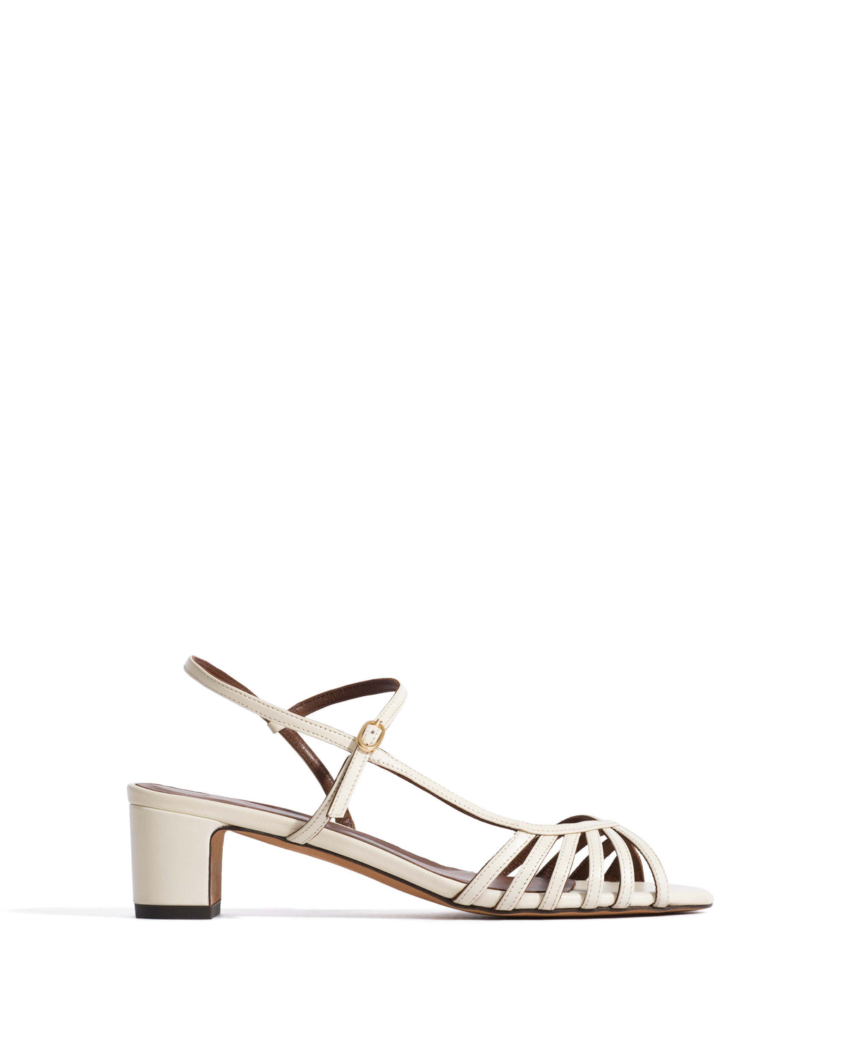 Carlota 40 Shiny lamb White sand