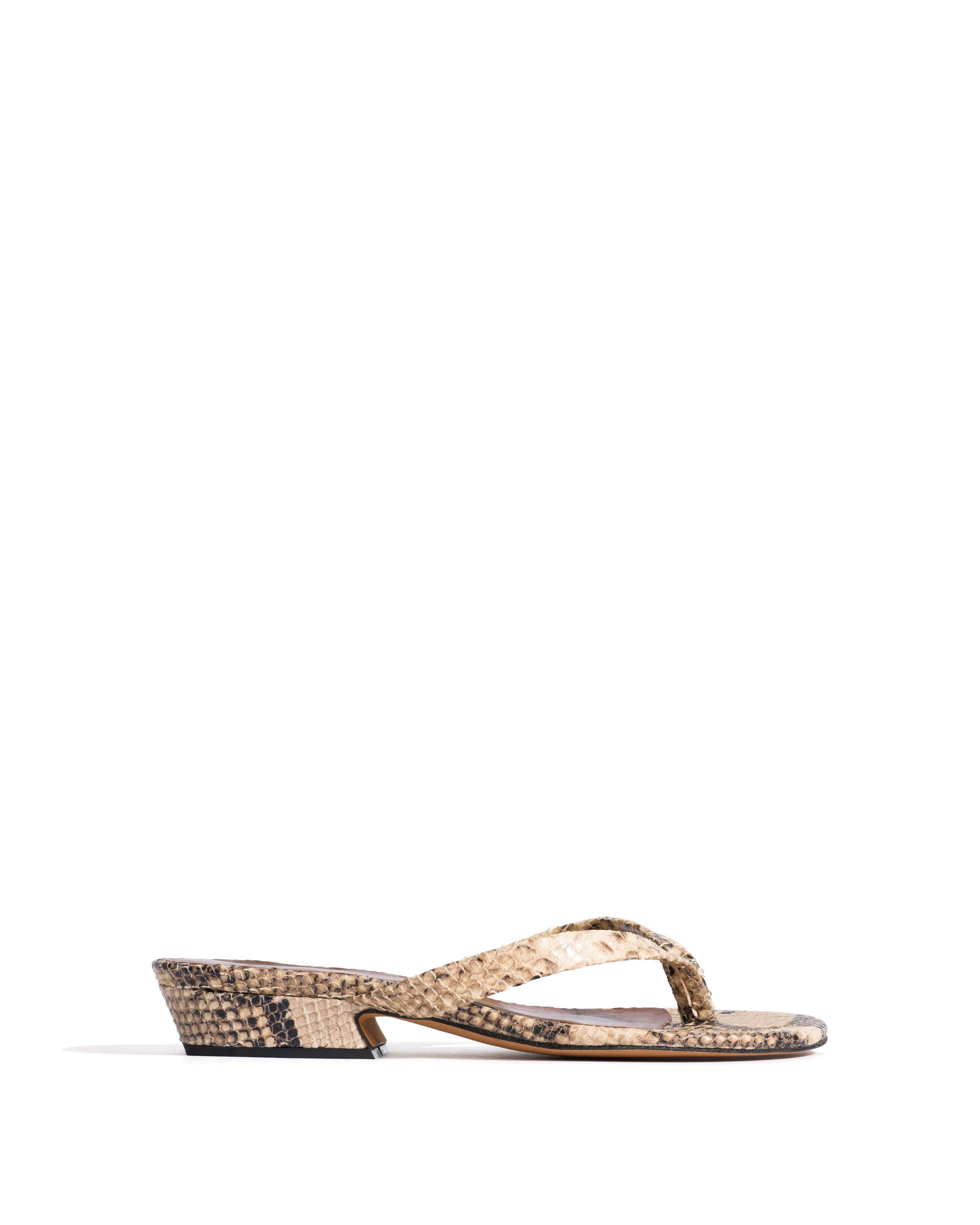 Chung 25 Snake calf Natural sand