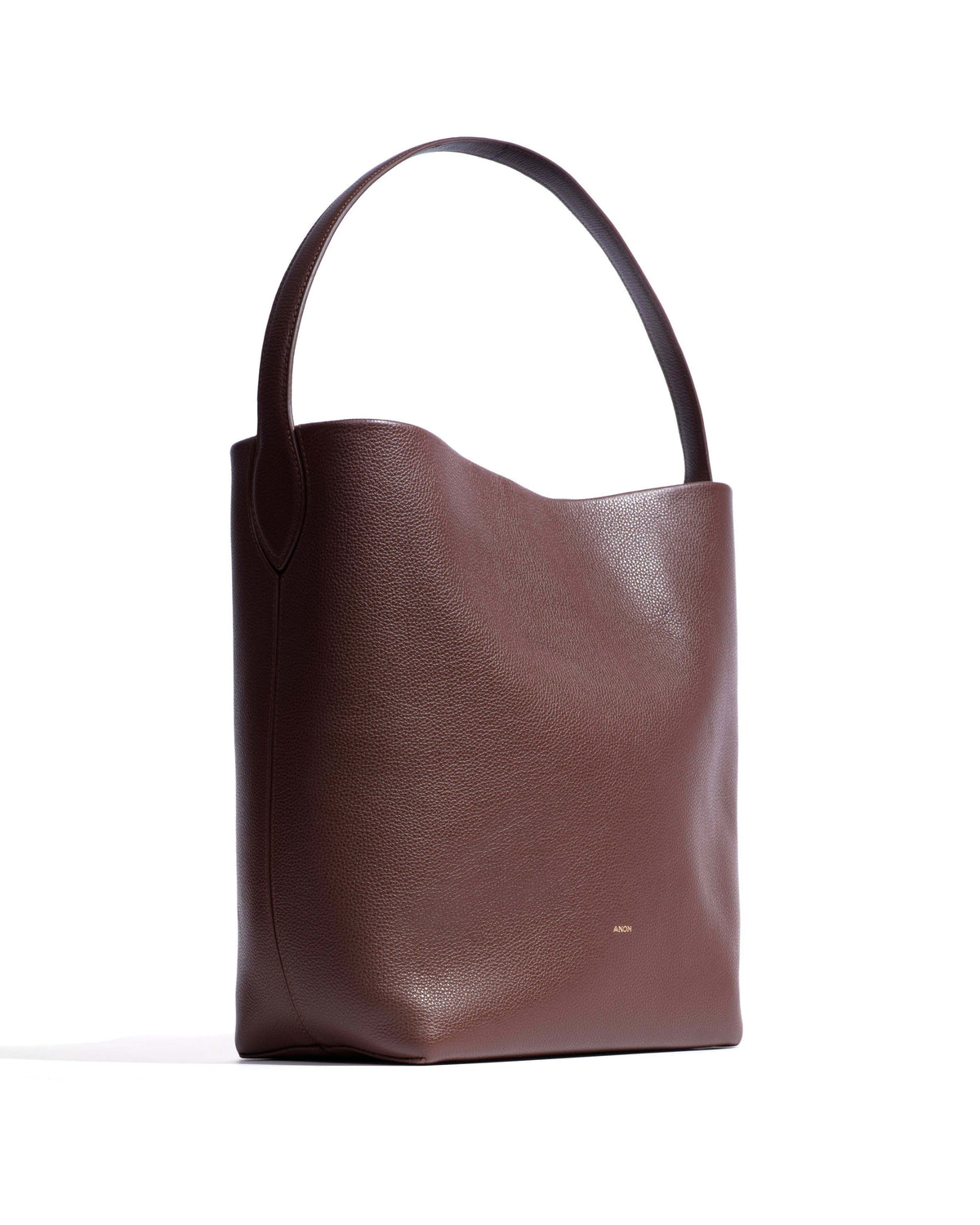 Versa everyday bag Pebbled soft calf Chocolate
