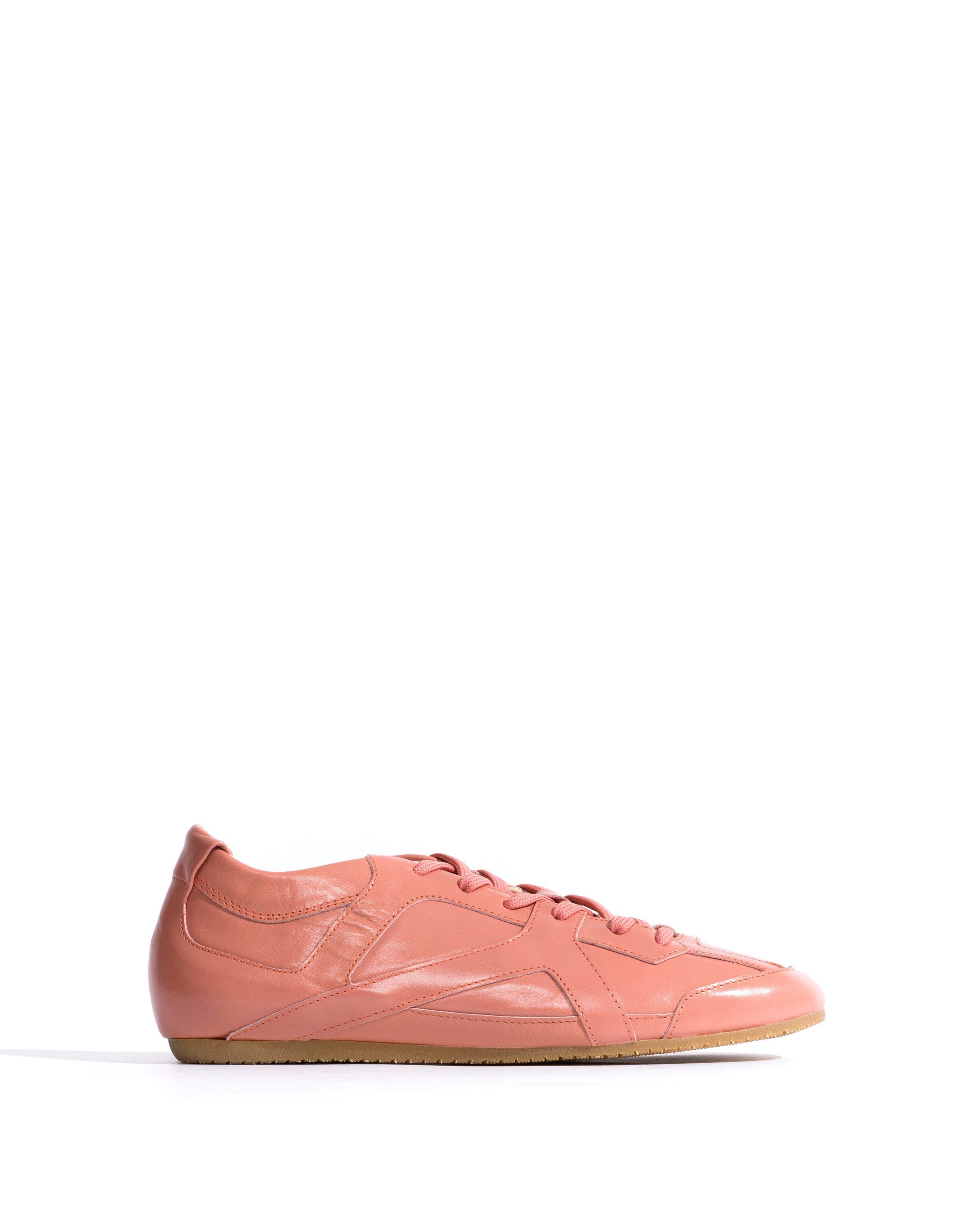 Sneakerina Crinkled polished goat Misty coral - Anonymous Copenhagen Sneakers