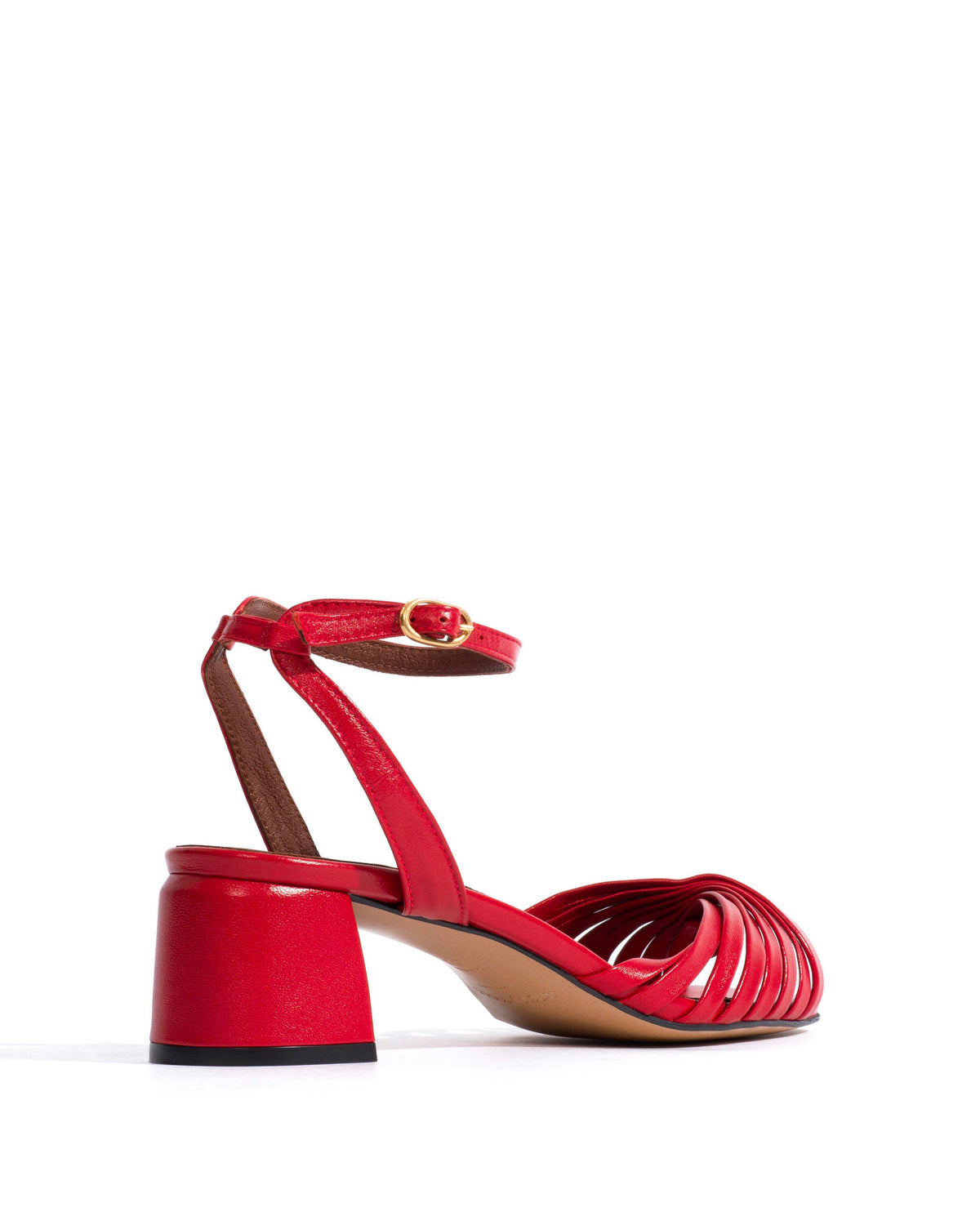 Margriet Shiny lamb Ruby red